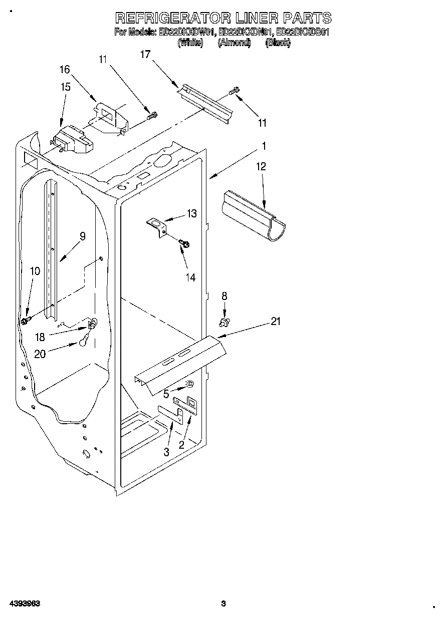 02 - REFRIGERATOR LINER