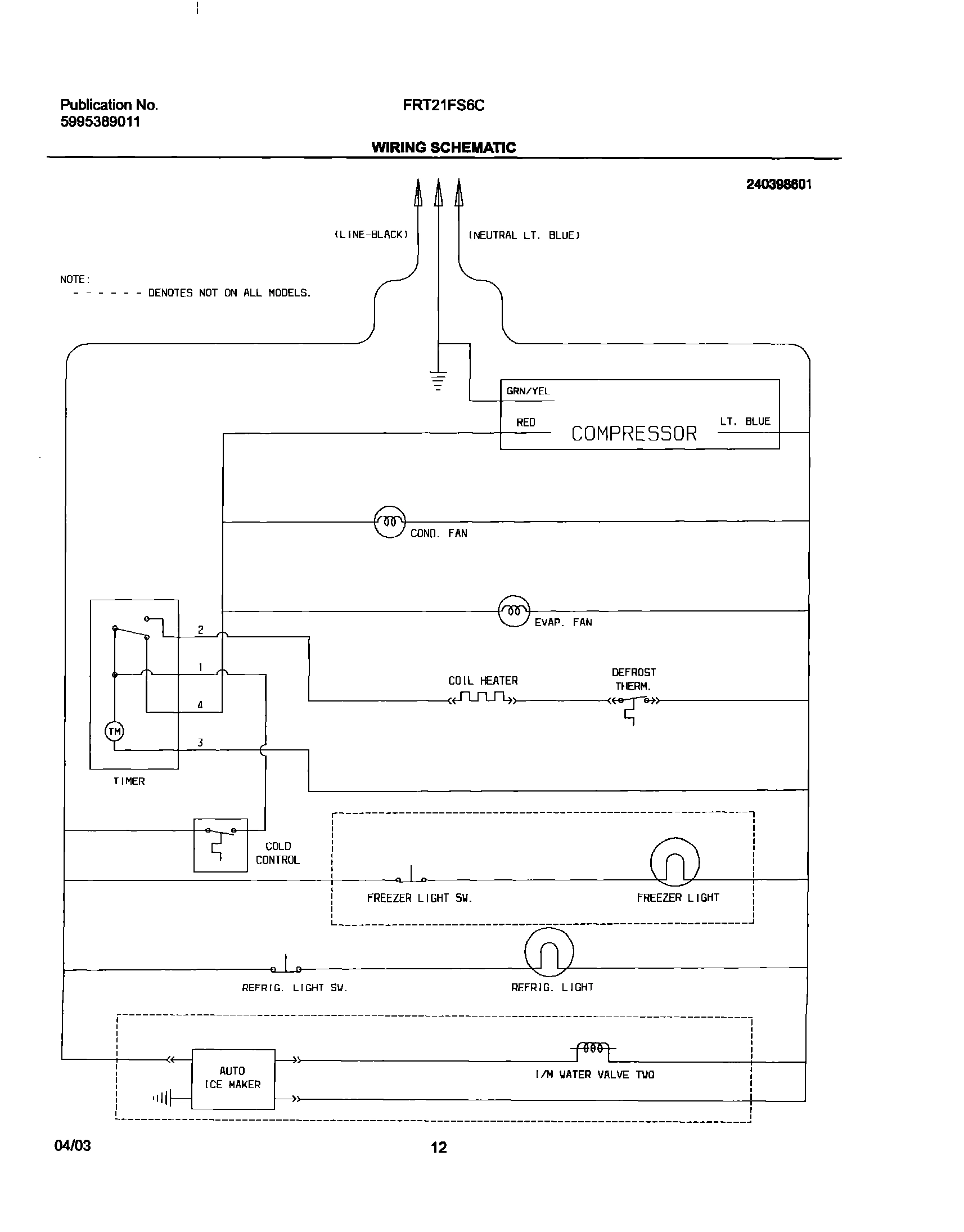 12 - WIRING SCHEMATIC