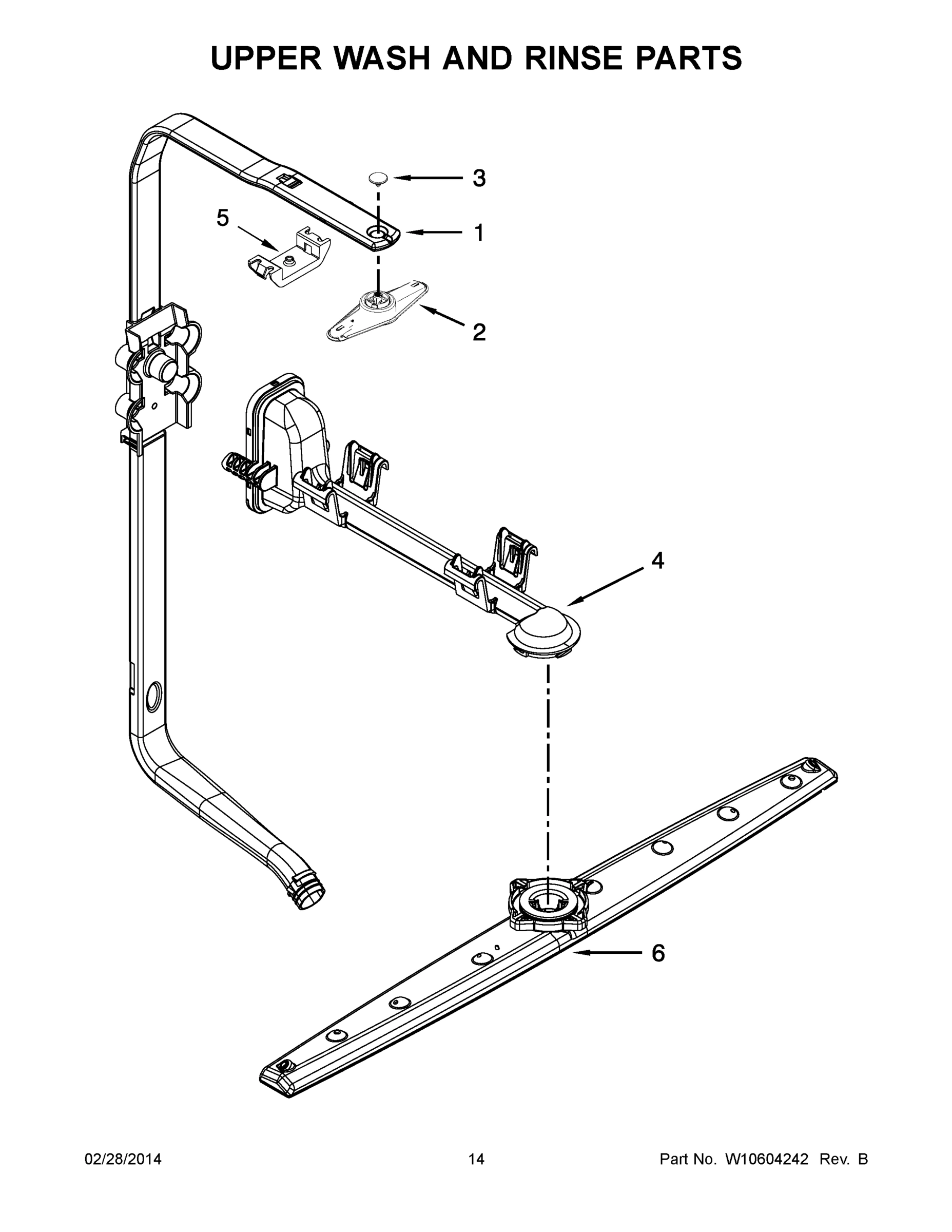 08 - UPPER WASH AND RINSE PARTS