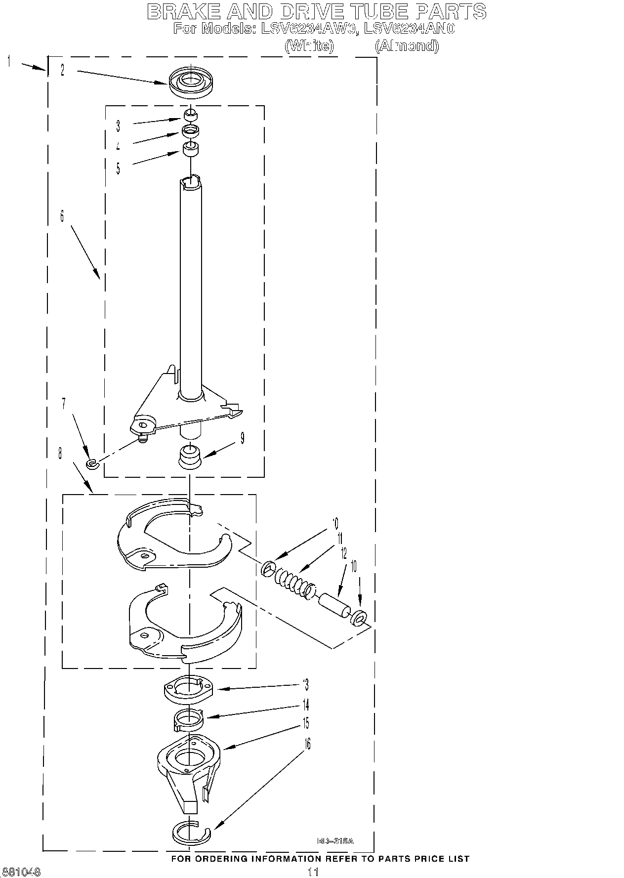 09 - BRAKE AND DRIVE TUBE