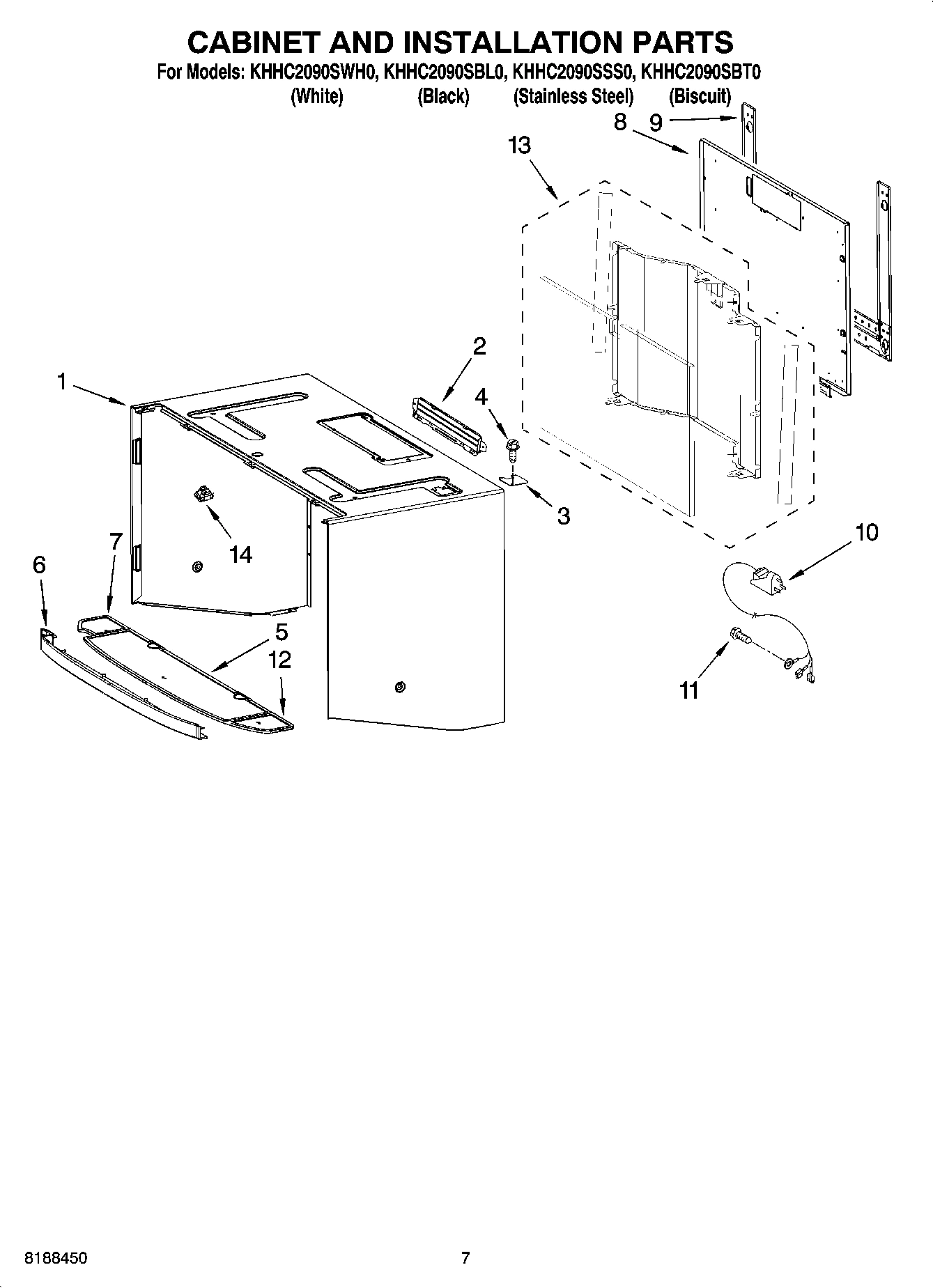 06 - CABINET AND INSTALLATION PARTS