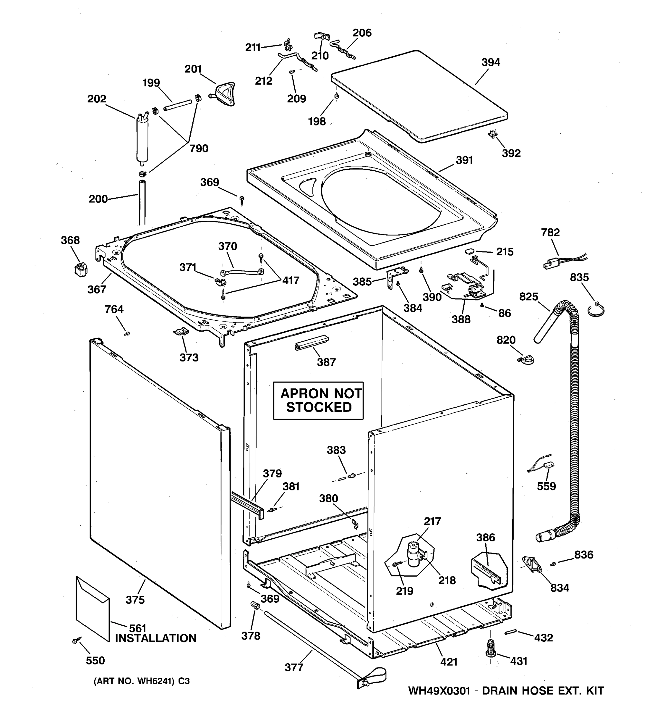 CABINET, COVER & FRONT PANEL