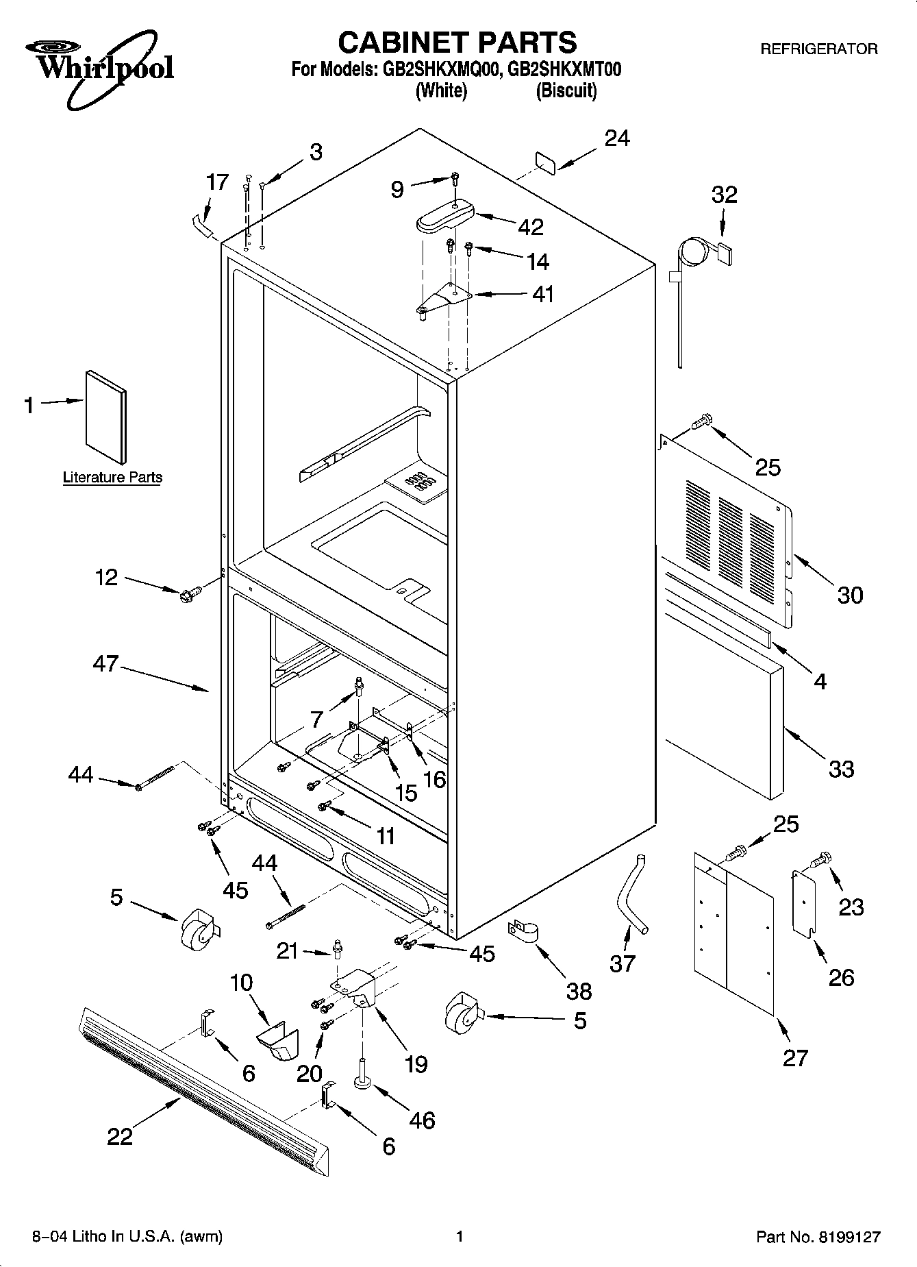 01 - CABINET PARTS