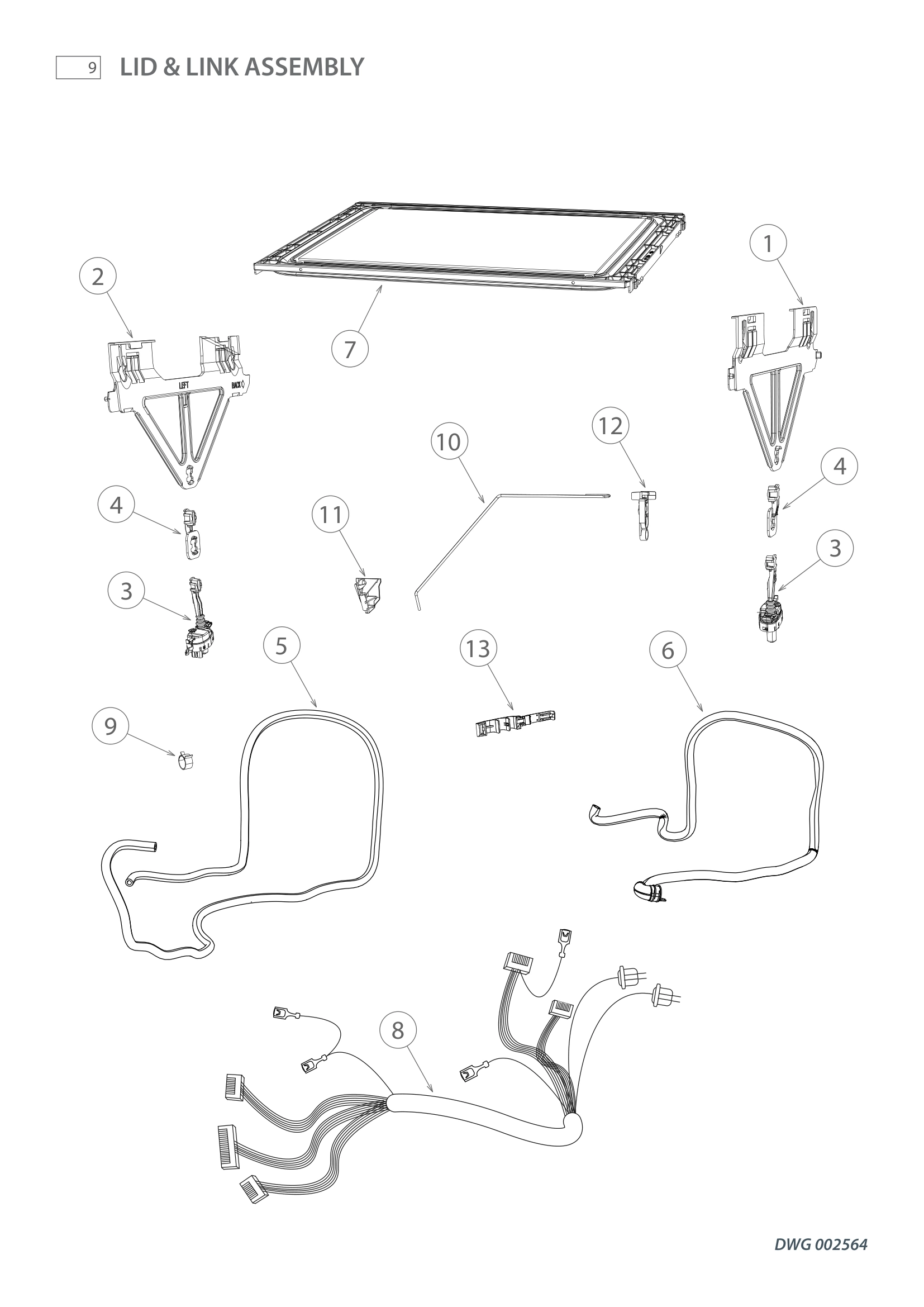 LID & LINK ASSEMBLY