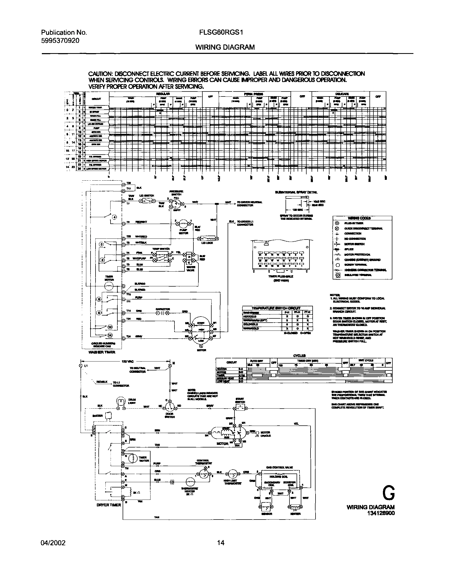 14 - 134126900 WIRING DIAGRAM