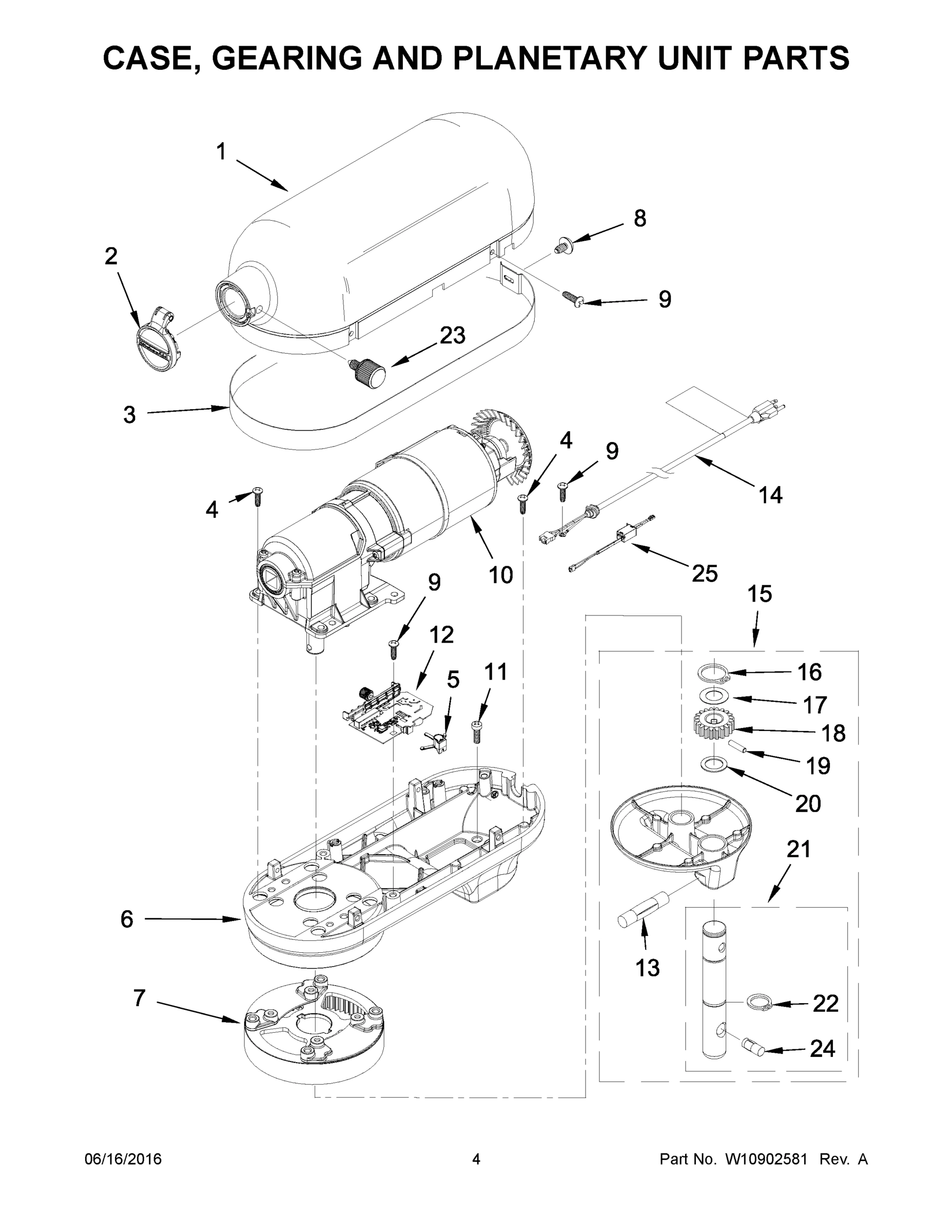 03 - CASE, GEARING AND PLANETARY UNIT PARTS