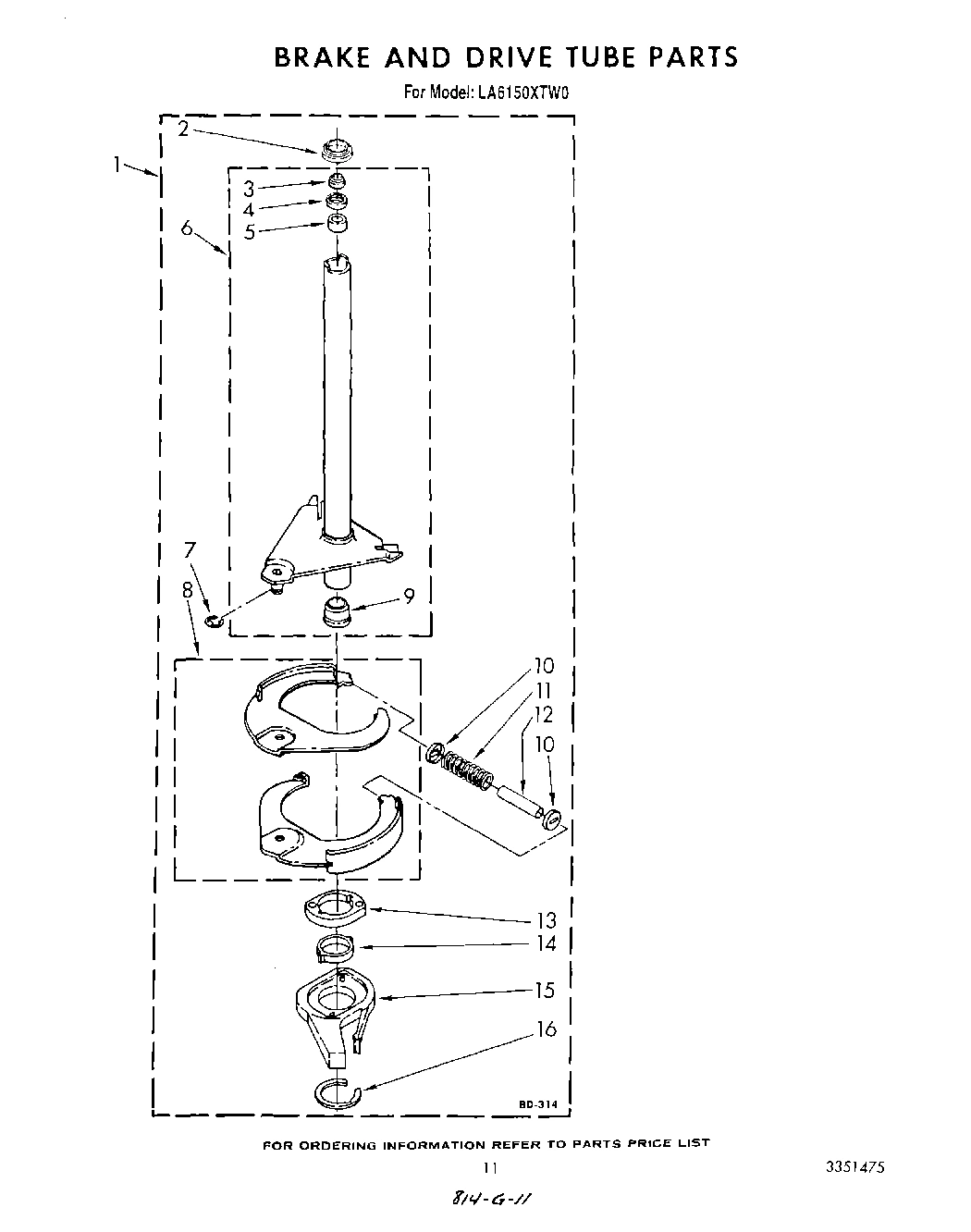 09 - BRAKE AND DRIVE TUBE