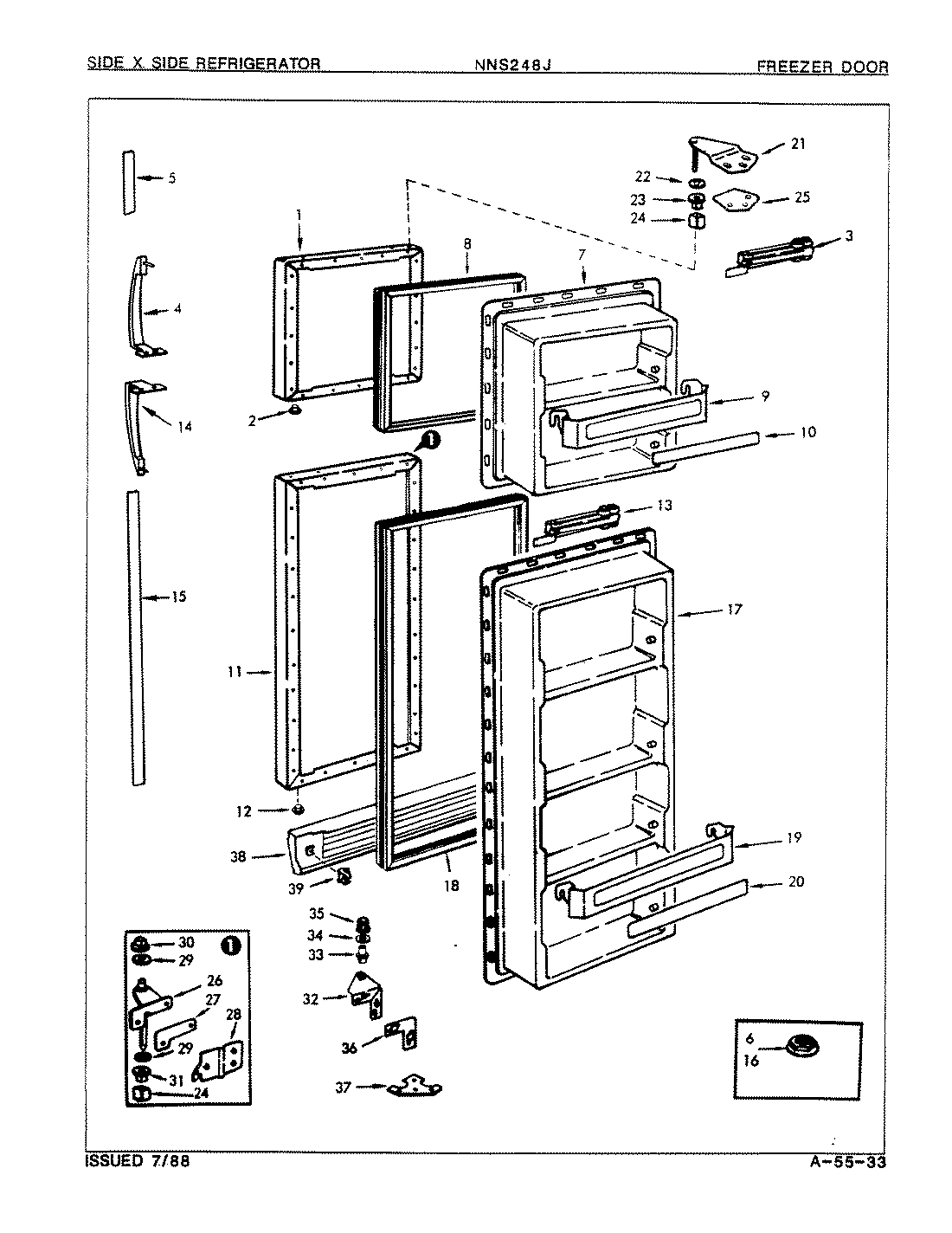 02 - FREEZER DOOR
