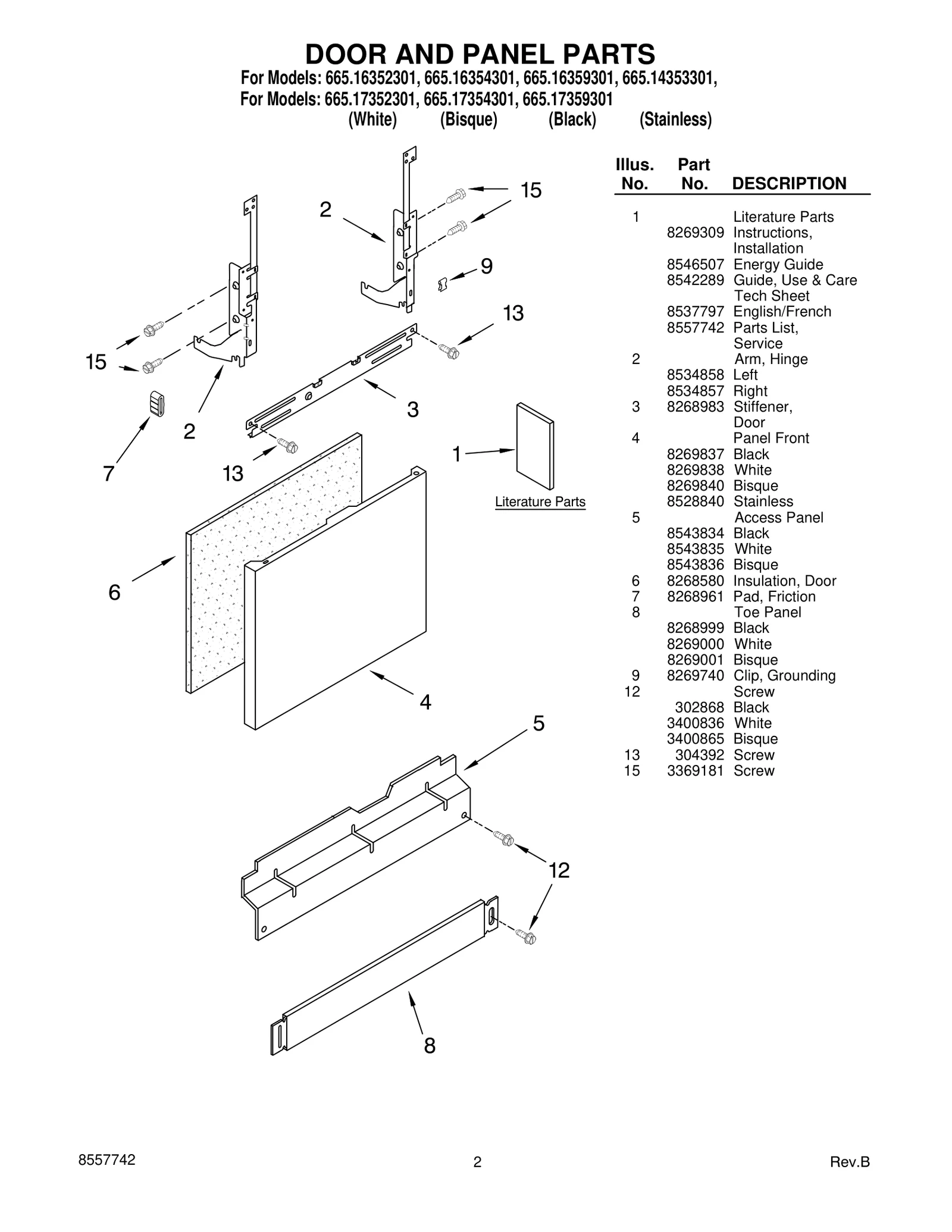 DOOR AND PANEL PARTS