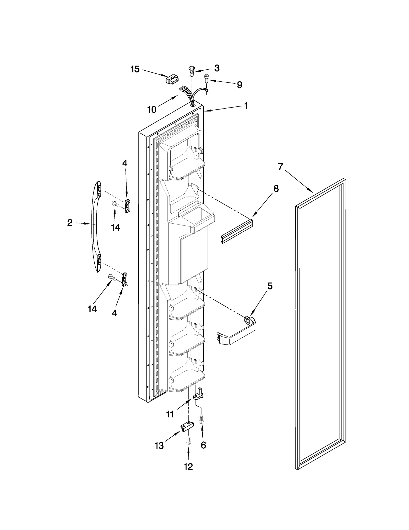 FREEZER DOOR PARTS
