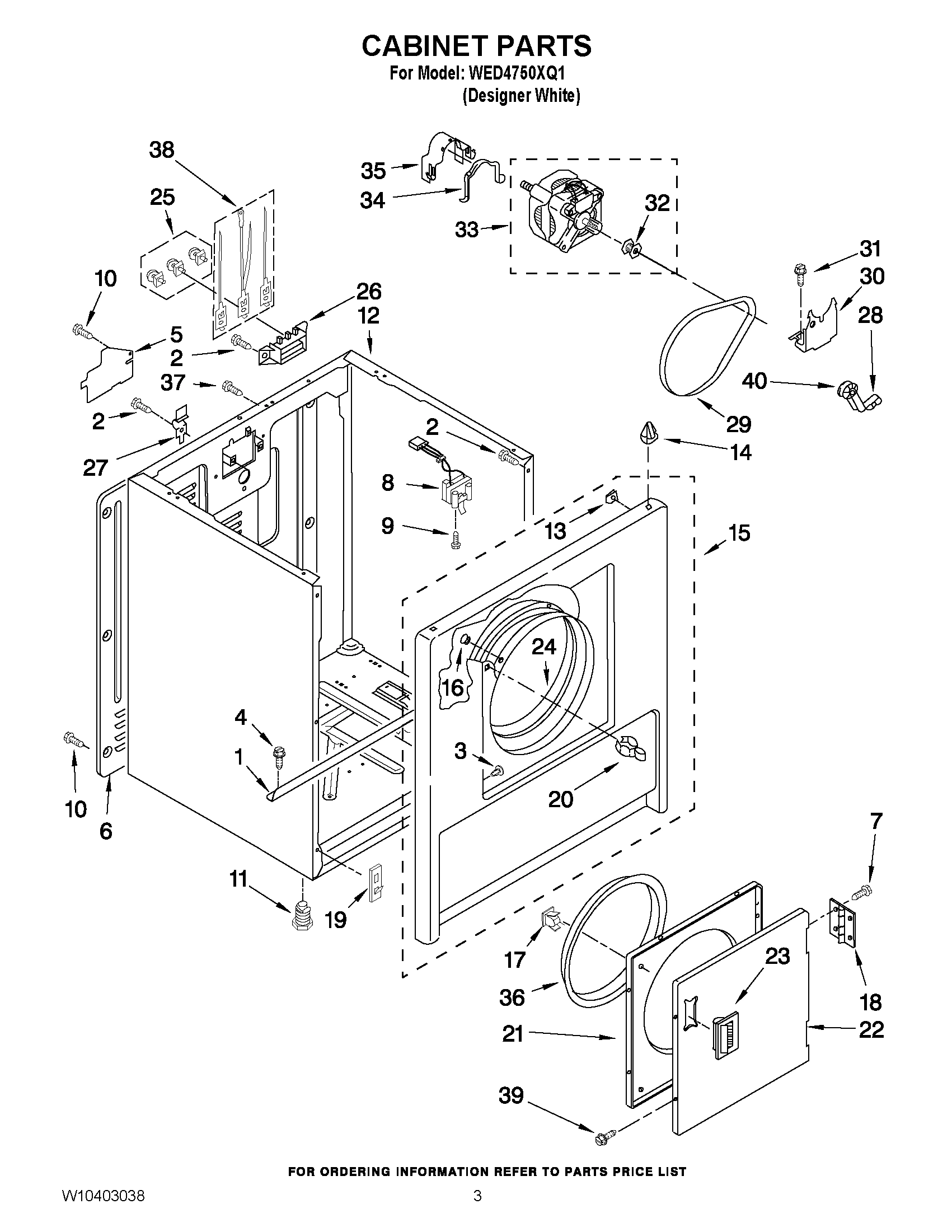 02 - CABINET PARTS