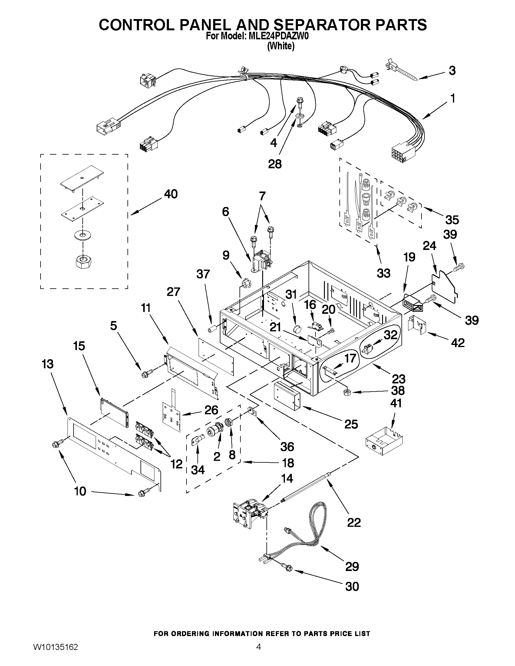 02 - CONTROL PANEL AND SEPARATOR PARTS