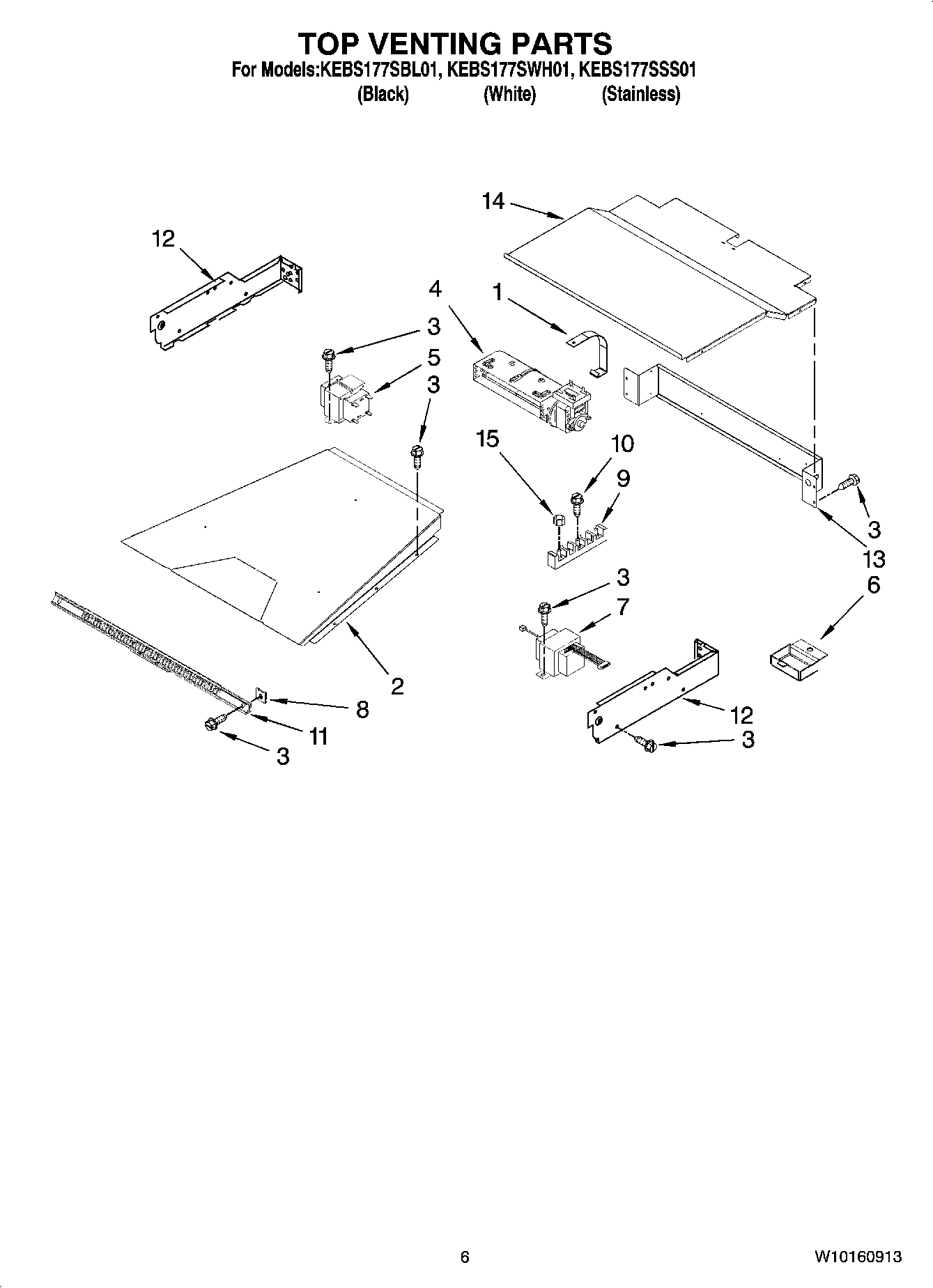 05 - TOP VENTING PARTS, OPTIONAL PARTS (NOT INCLUDED)