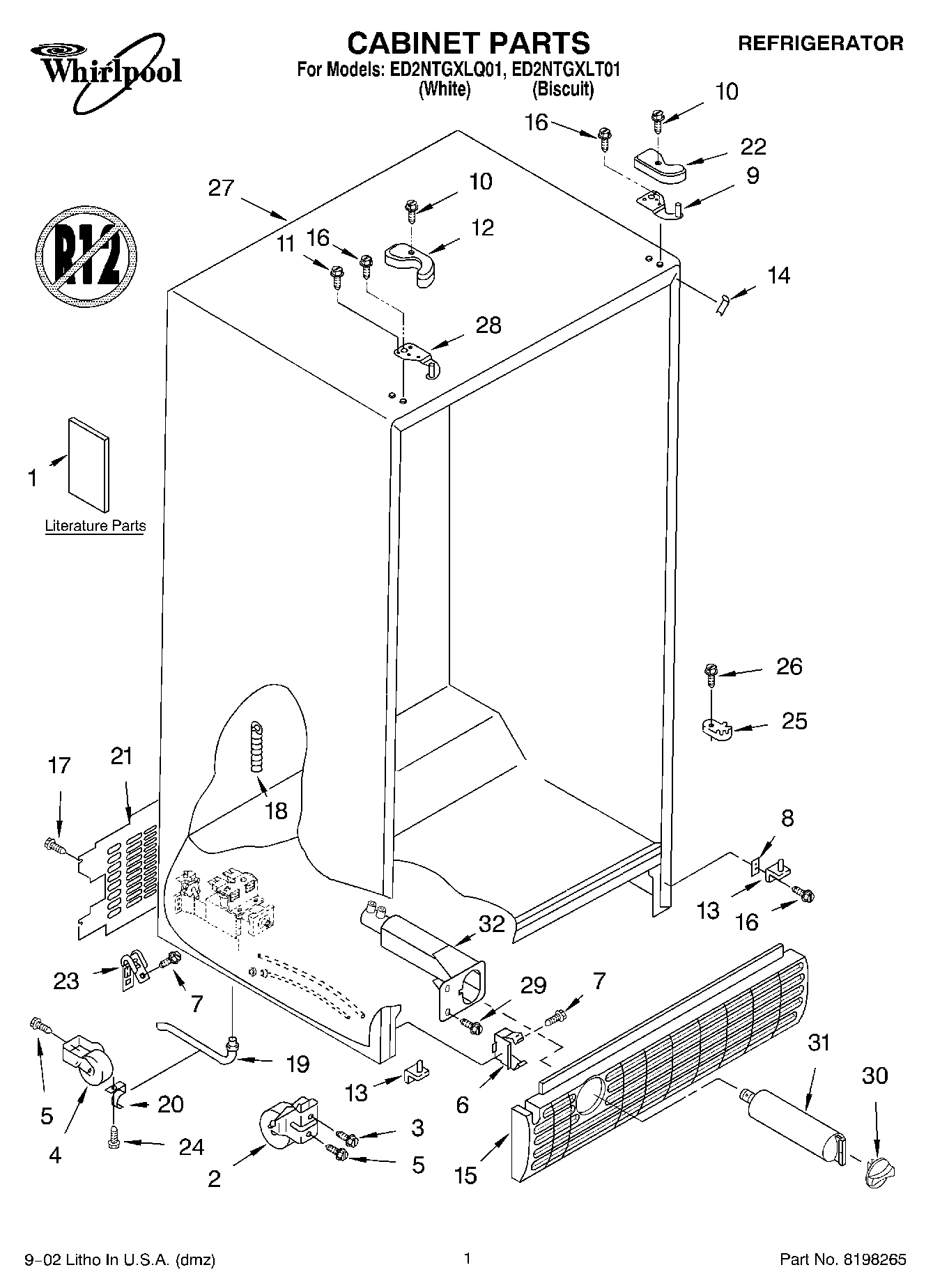 01 - CABINET, LITERATURE
