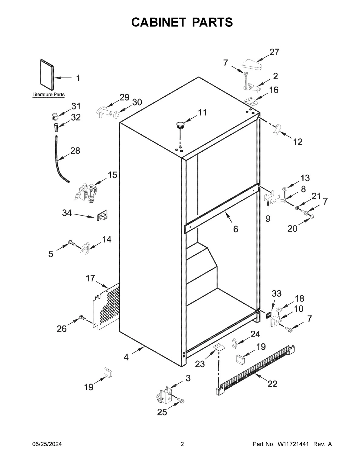 02 - CABINET PARTS