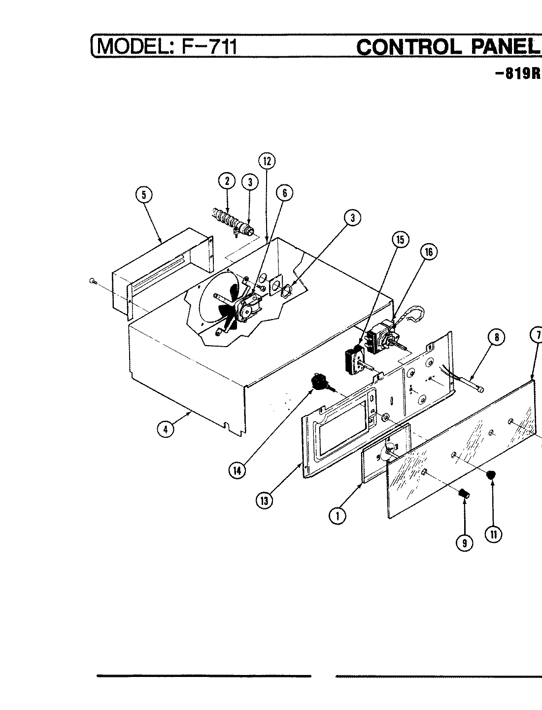 03 - CONTROL PANEL (-819R)