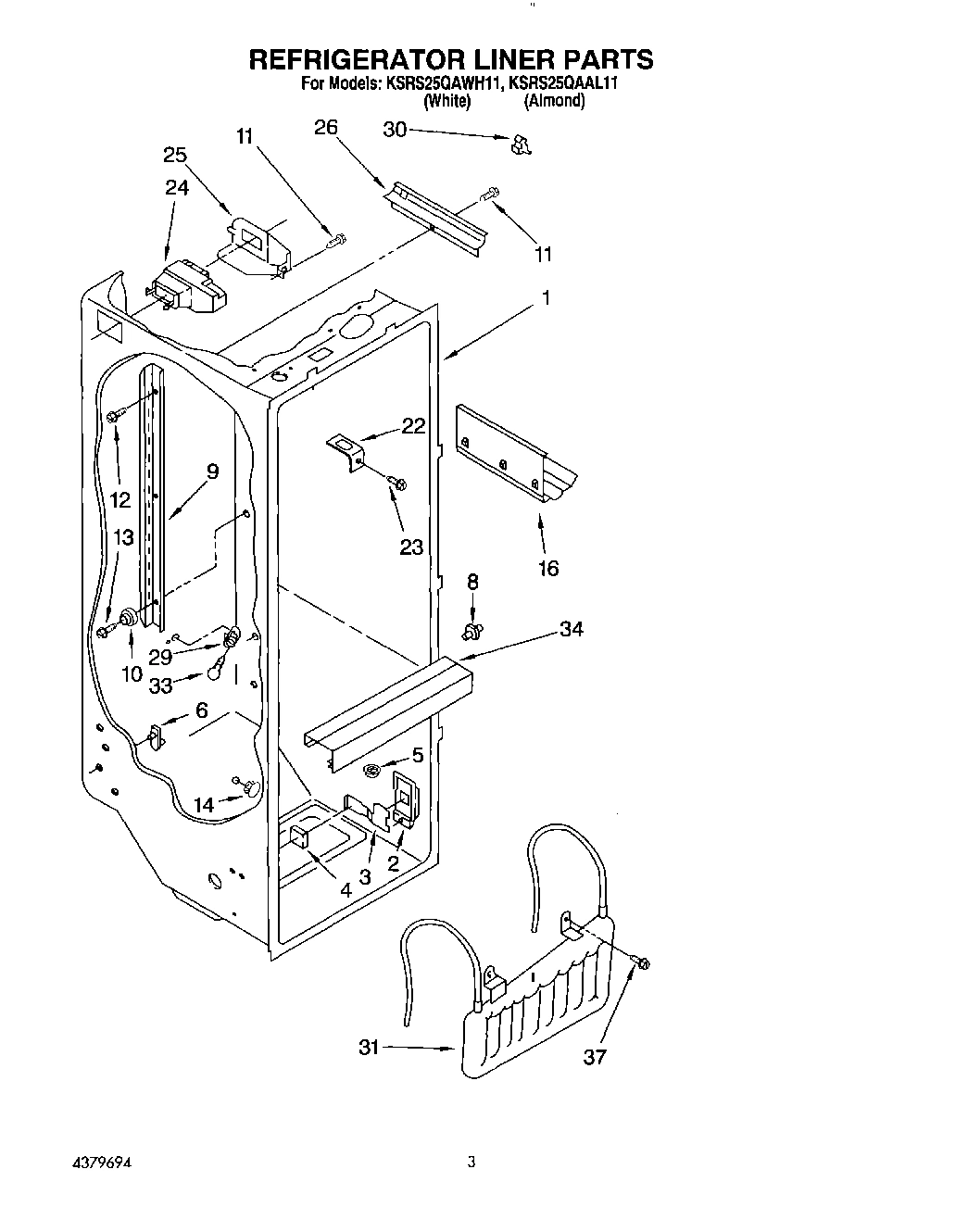 02 - REFRIGERATOR LINER