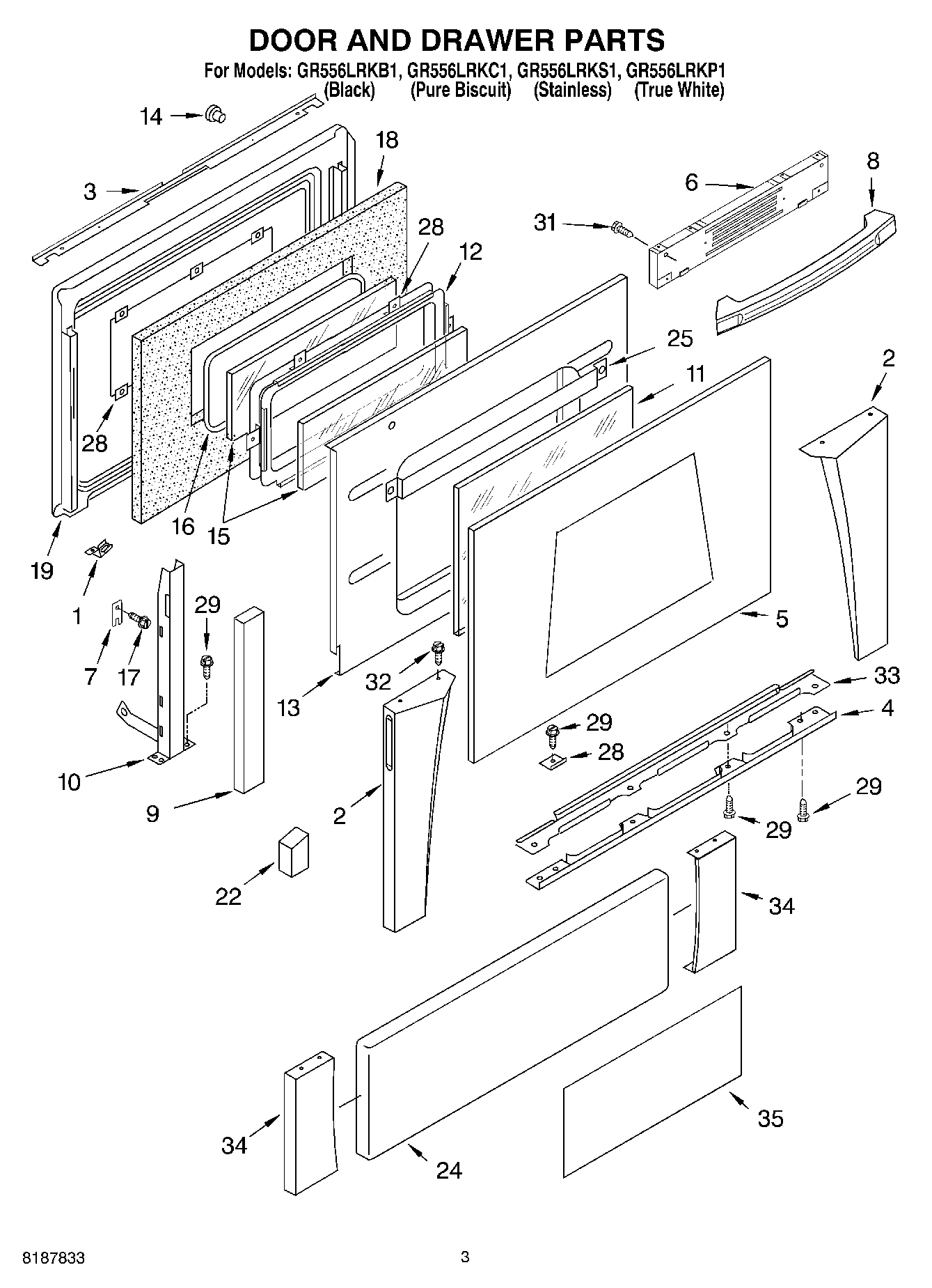 02 - DOOR AND DRAWER PARTS