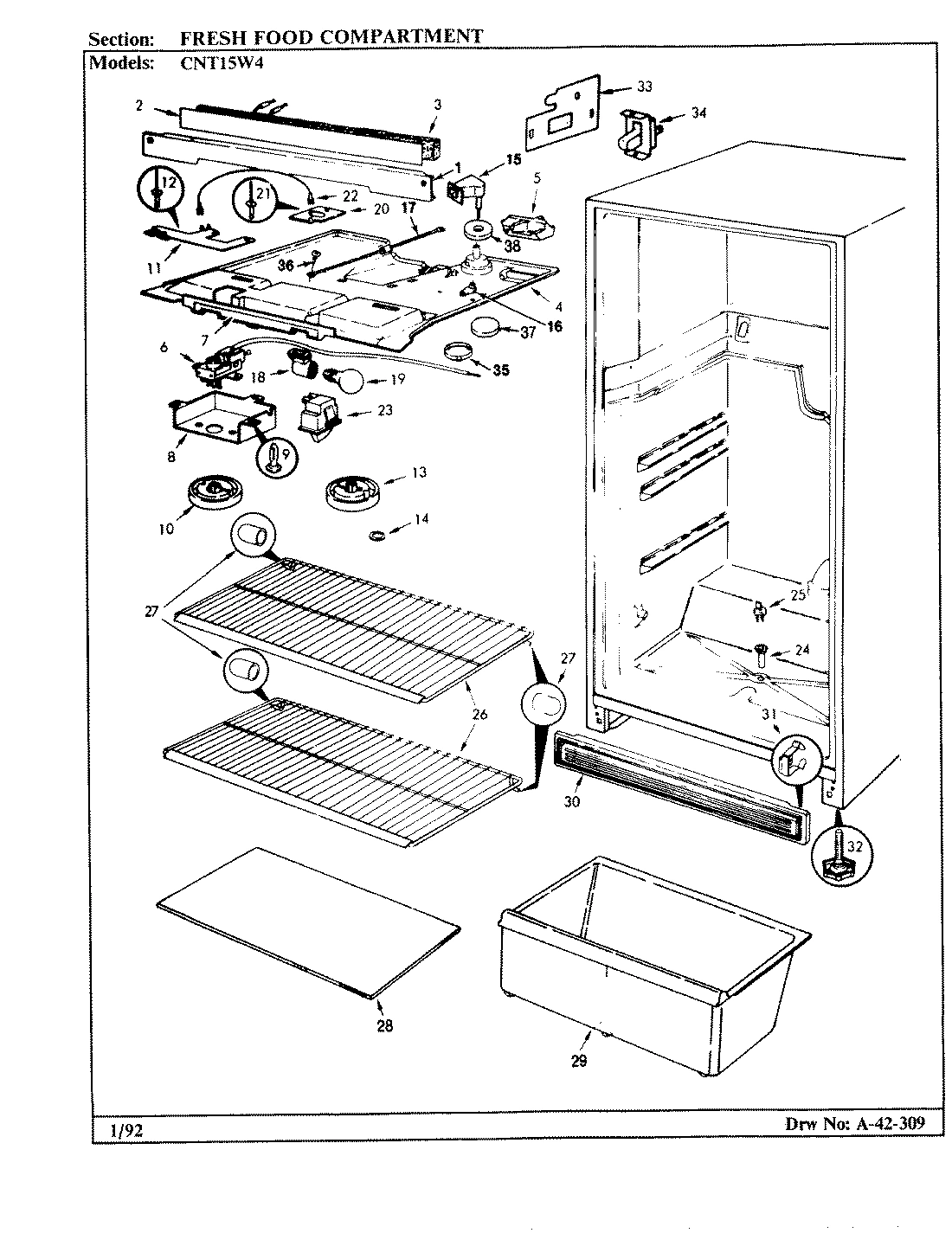 03 - FRESH FOOD COMPARTMENT