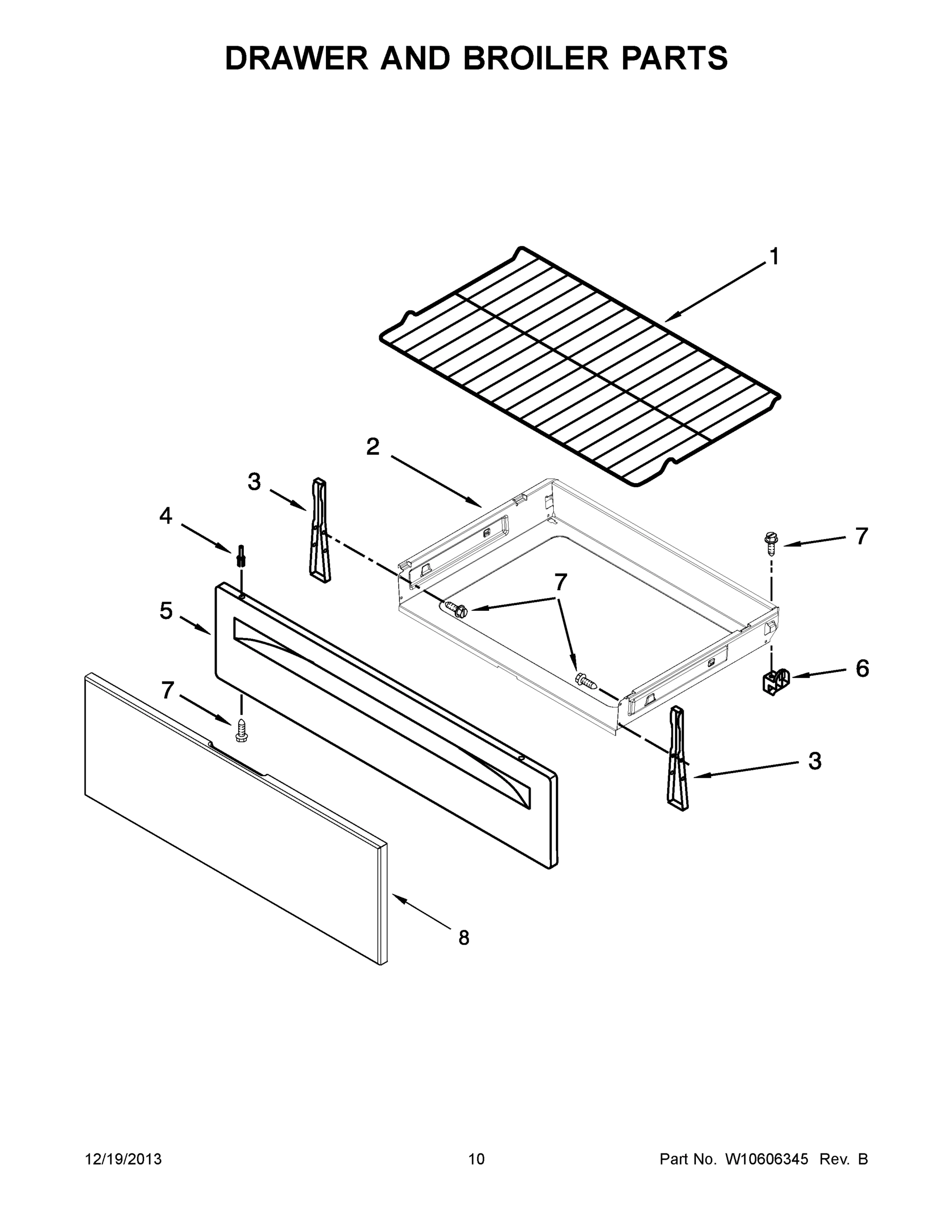 06 - DRAWER AND BROILER PARTS