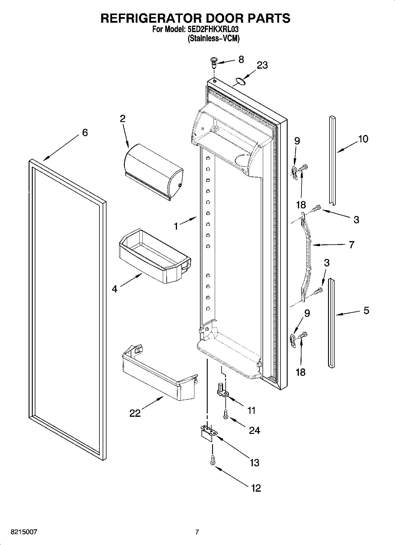 05 - REFRIGERATOR DOOR PARTS