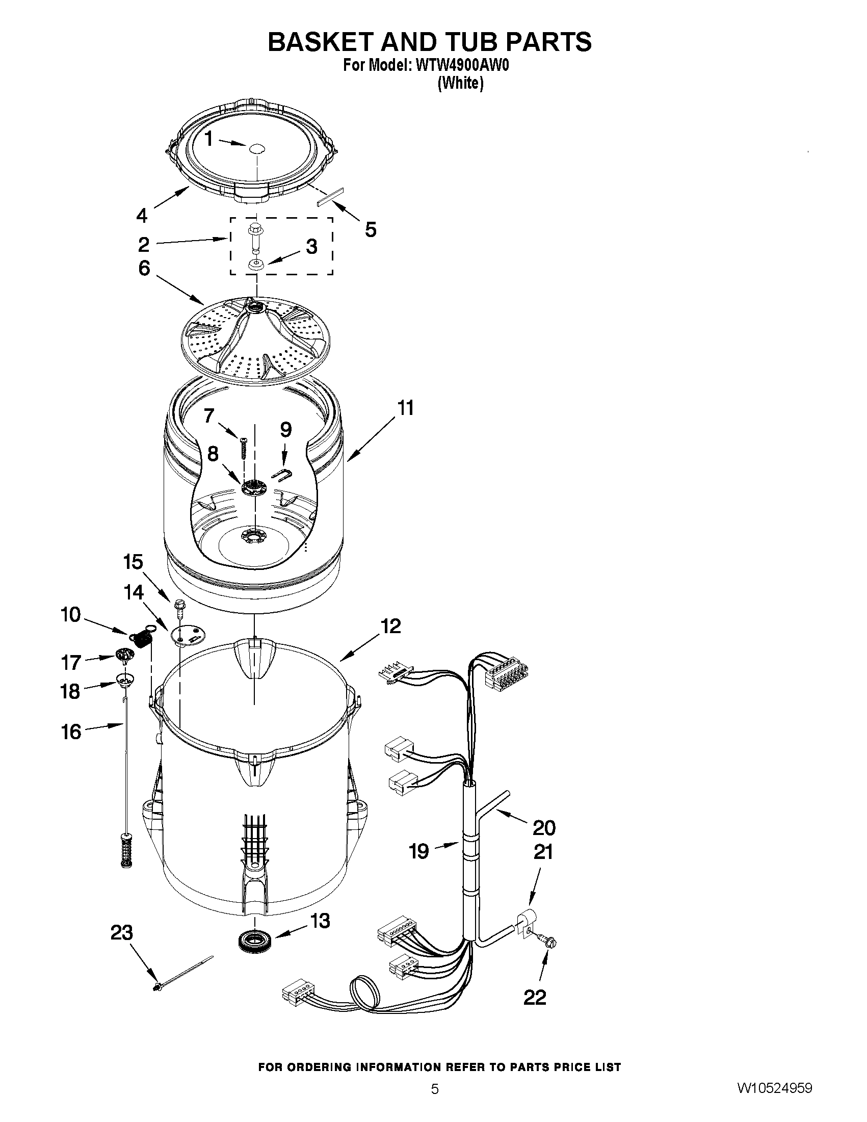 03 - BASKET AND TUB PARTS