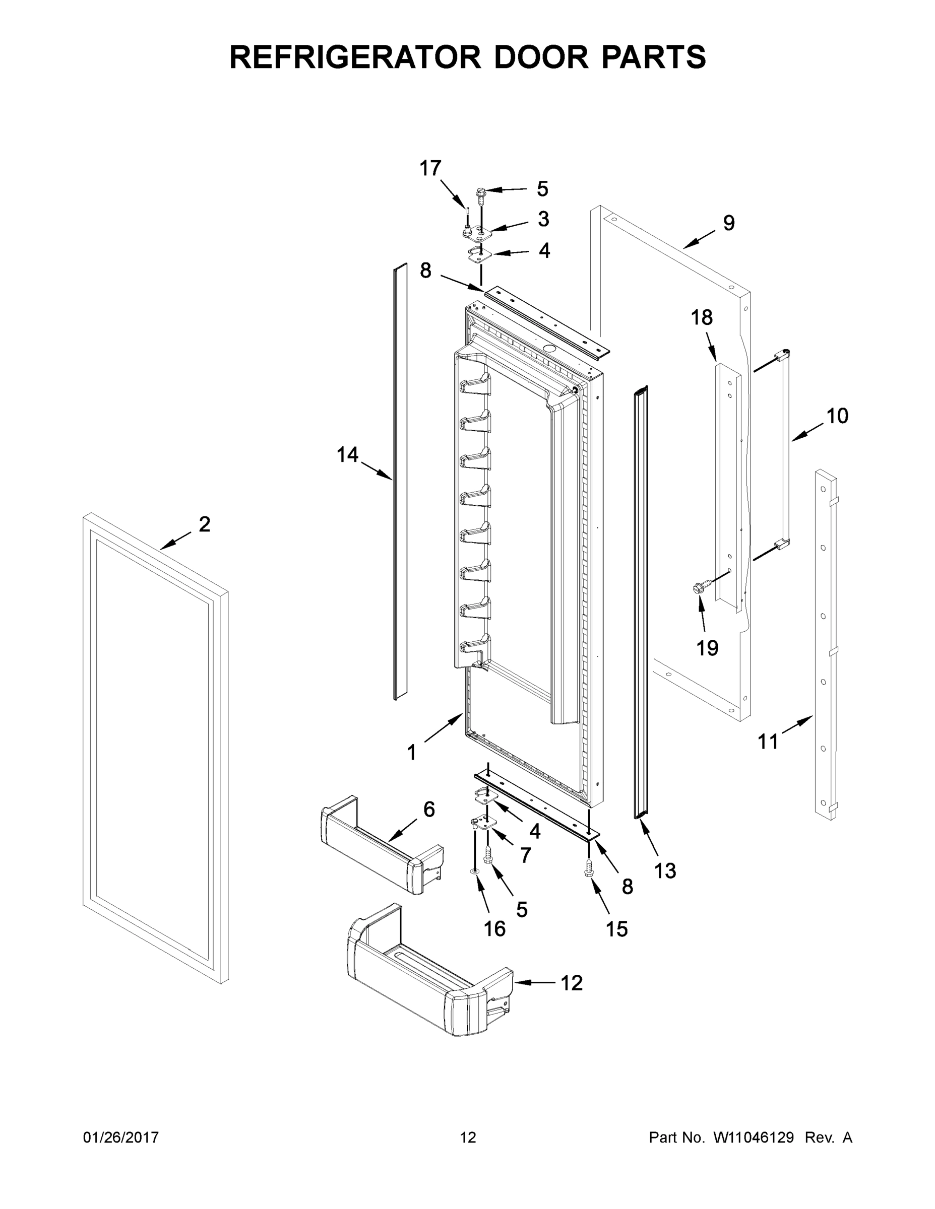 07 - REFRIGERATOR DOOR PARTS
