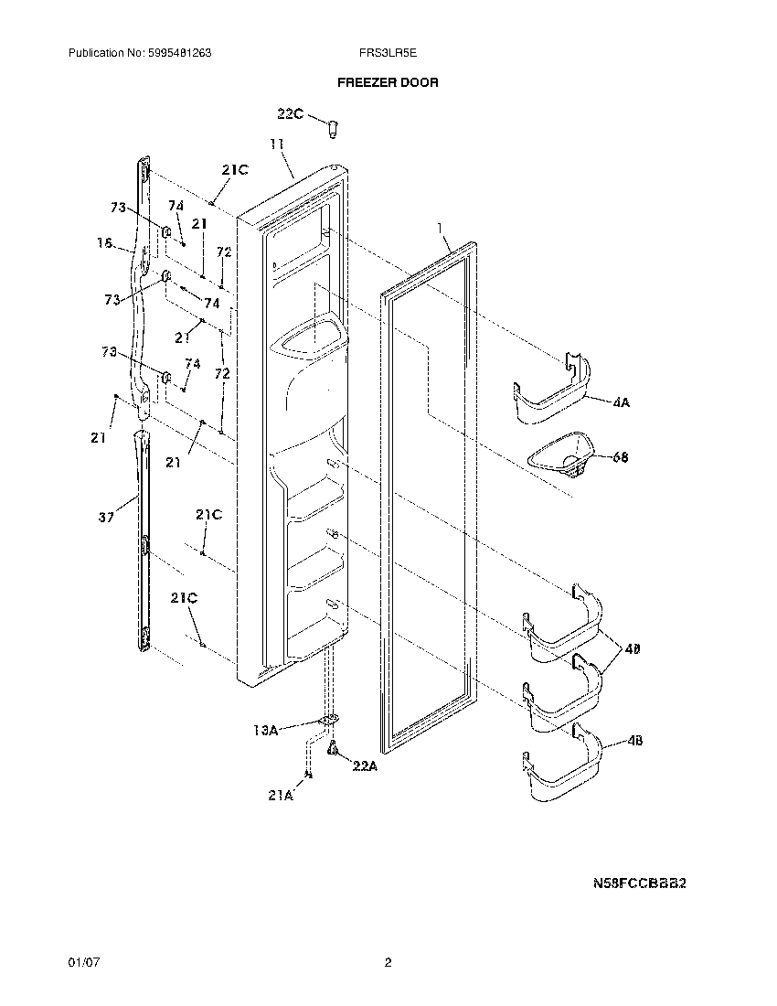 03 - FREEZER DOOR