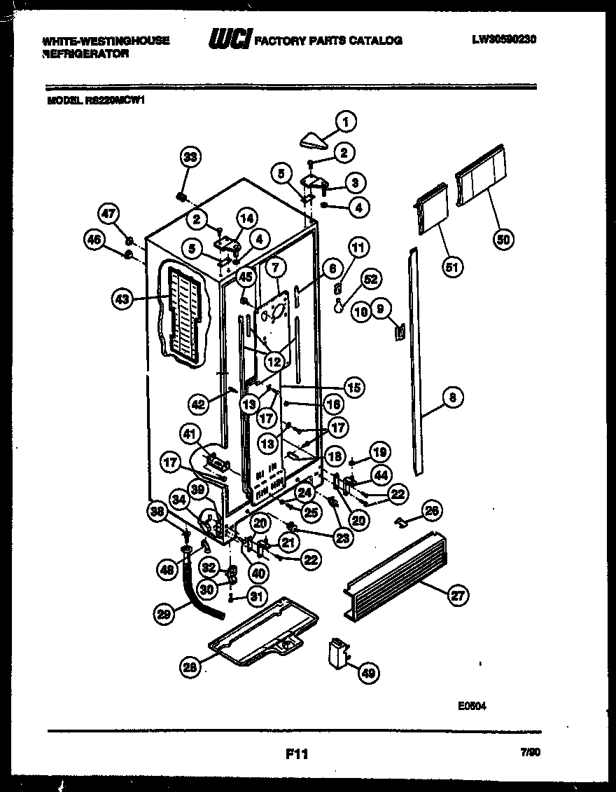04 - CABINET PARTS