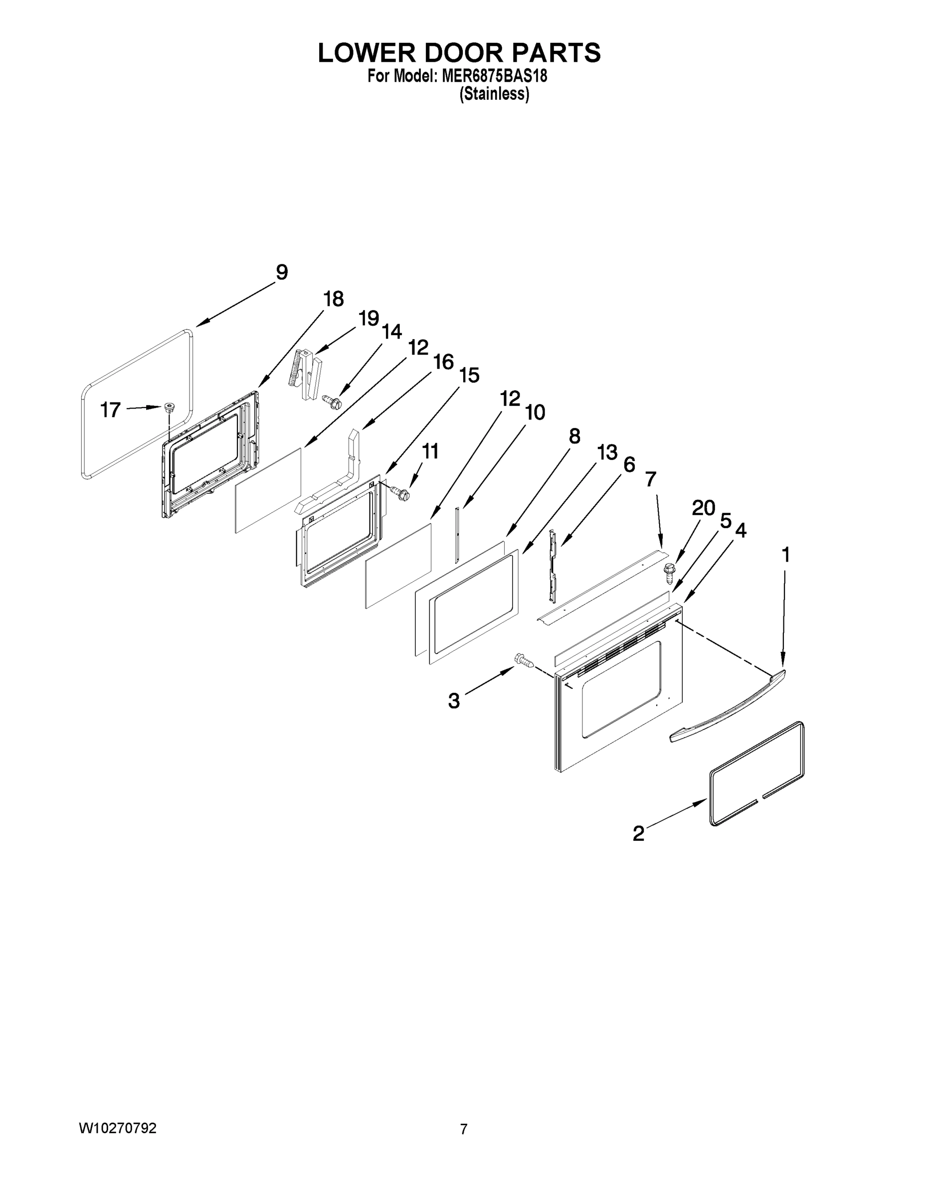 05 - LOWER DOOR PARTS
