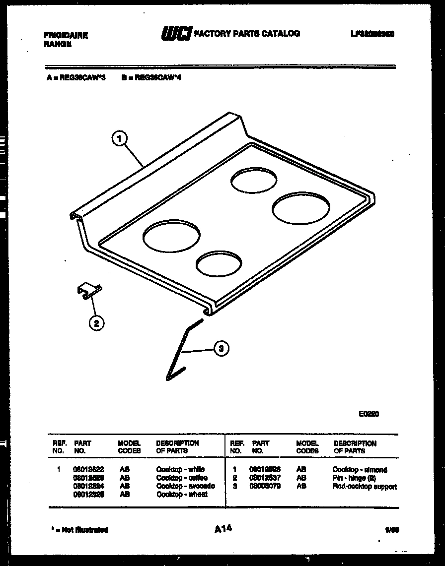 03 - COOKTOP PARTS