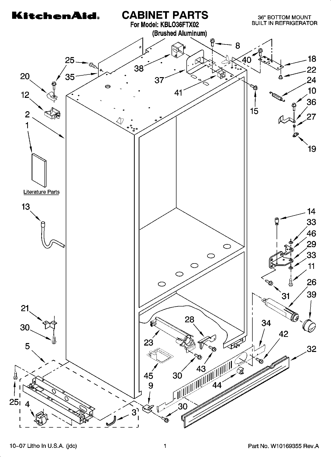 01 - CABINET PARTS
