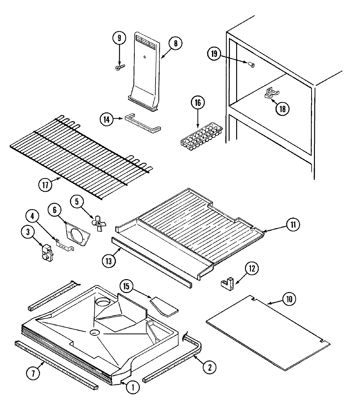 01 - FREEZER COMPARTMENT