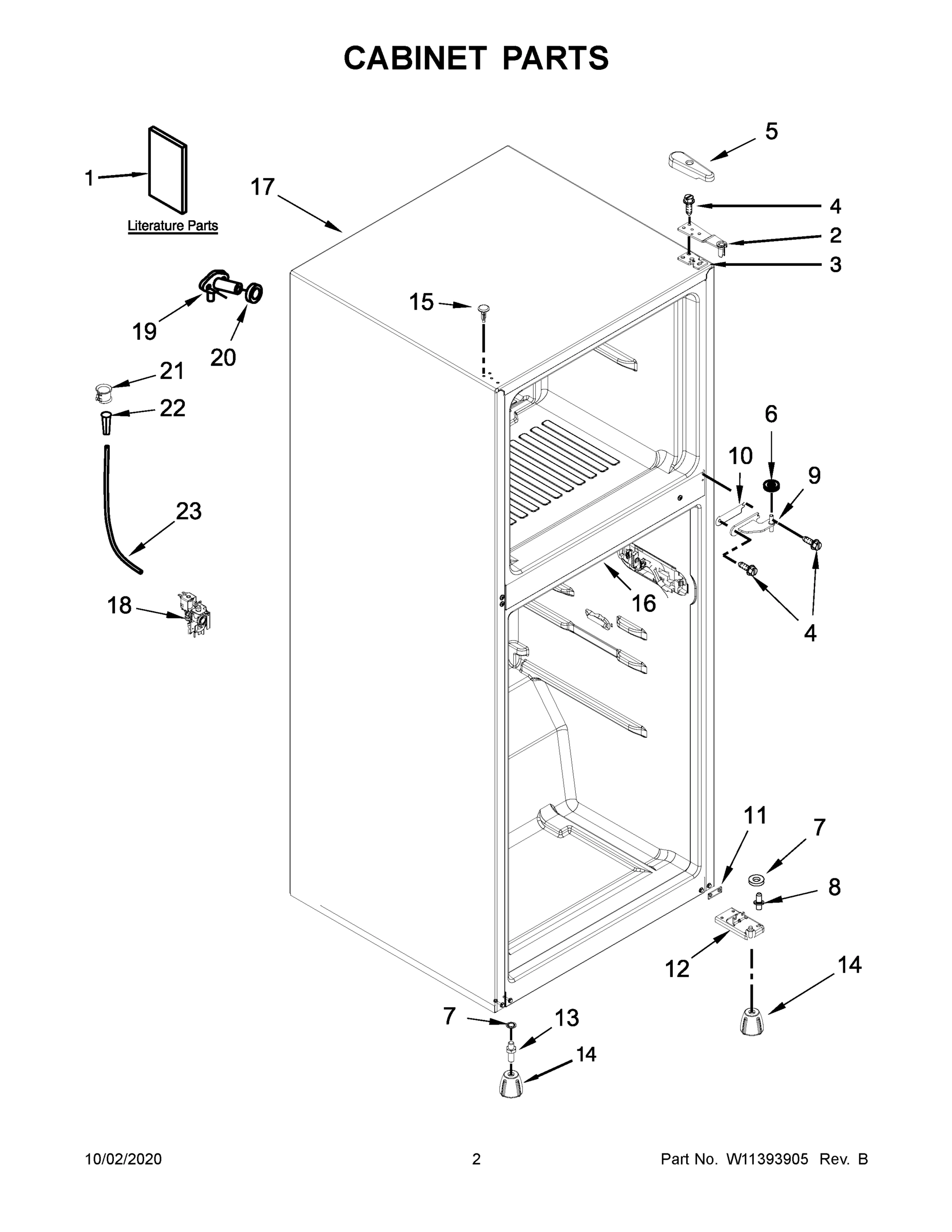 02 - CABINET PARTS