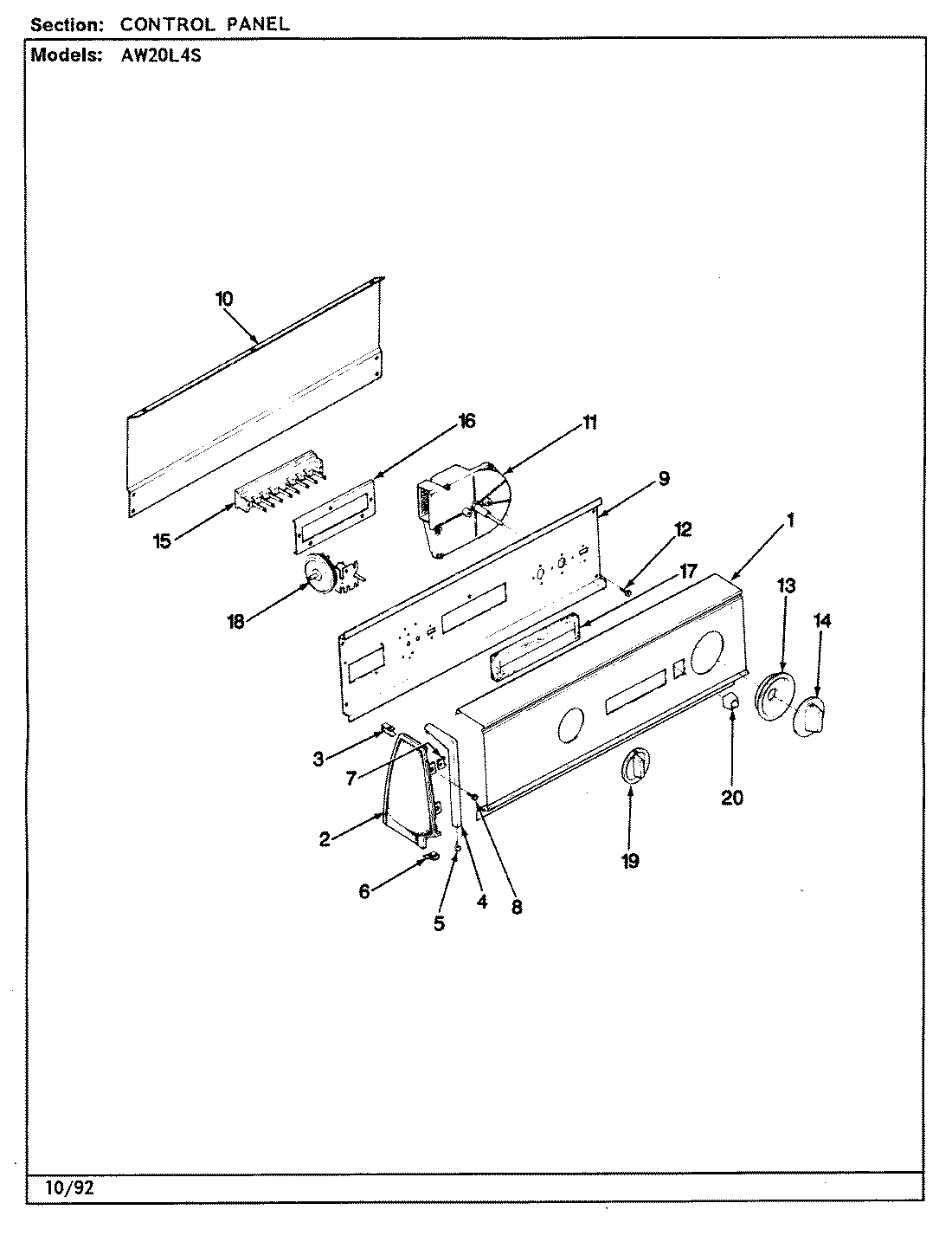 04 - CONTROL PANEL (REV. A-E)