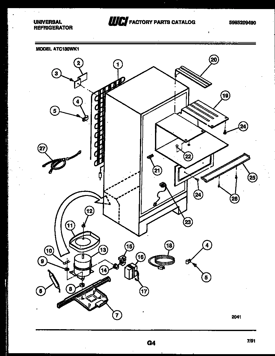 04 - SYSTEM AND AUTOMATIC DEFROST PARTS
