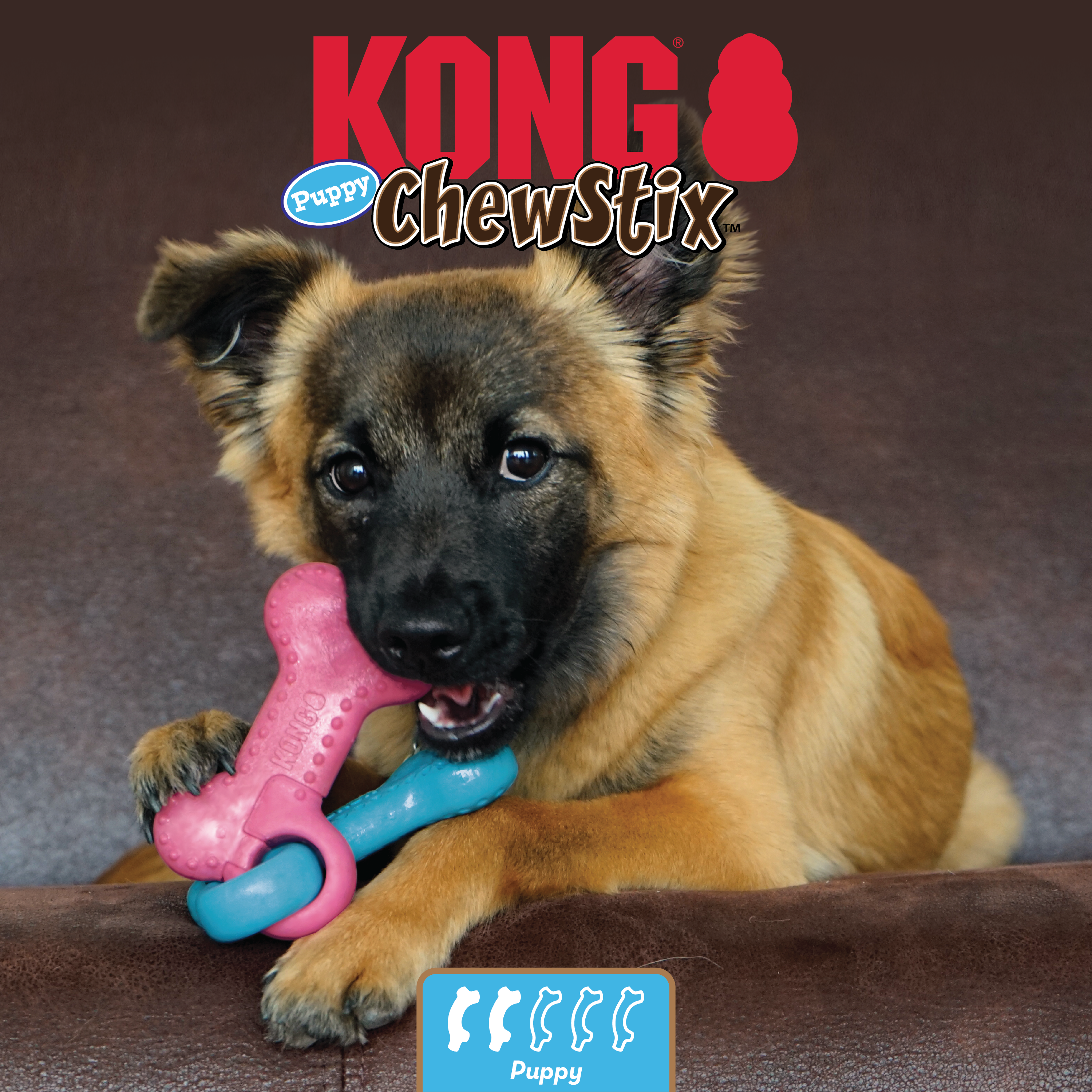 ChewStix Puppy Link Bone estilo de vida imagem do produto