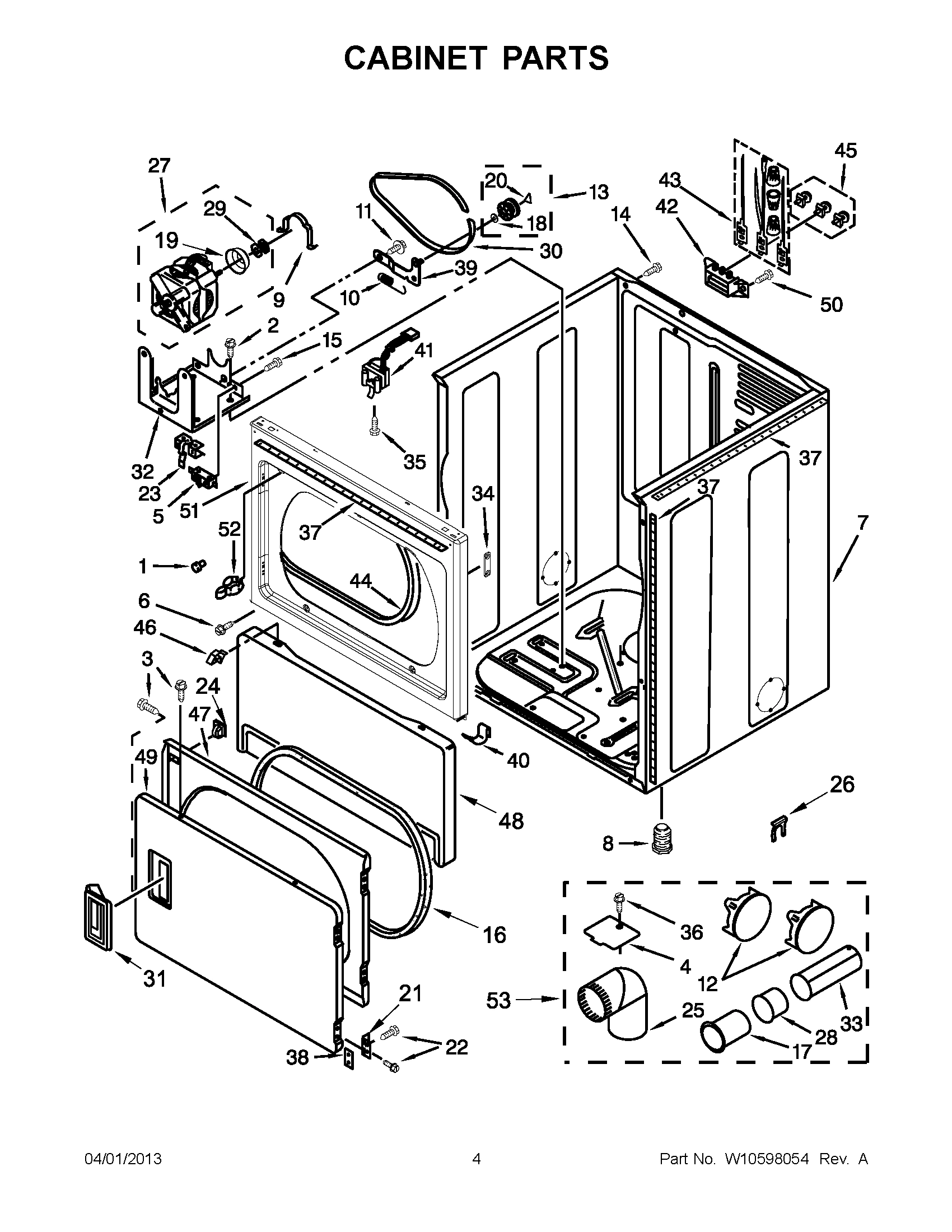 02 - CABINET PARTS