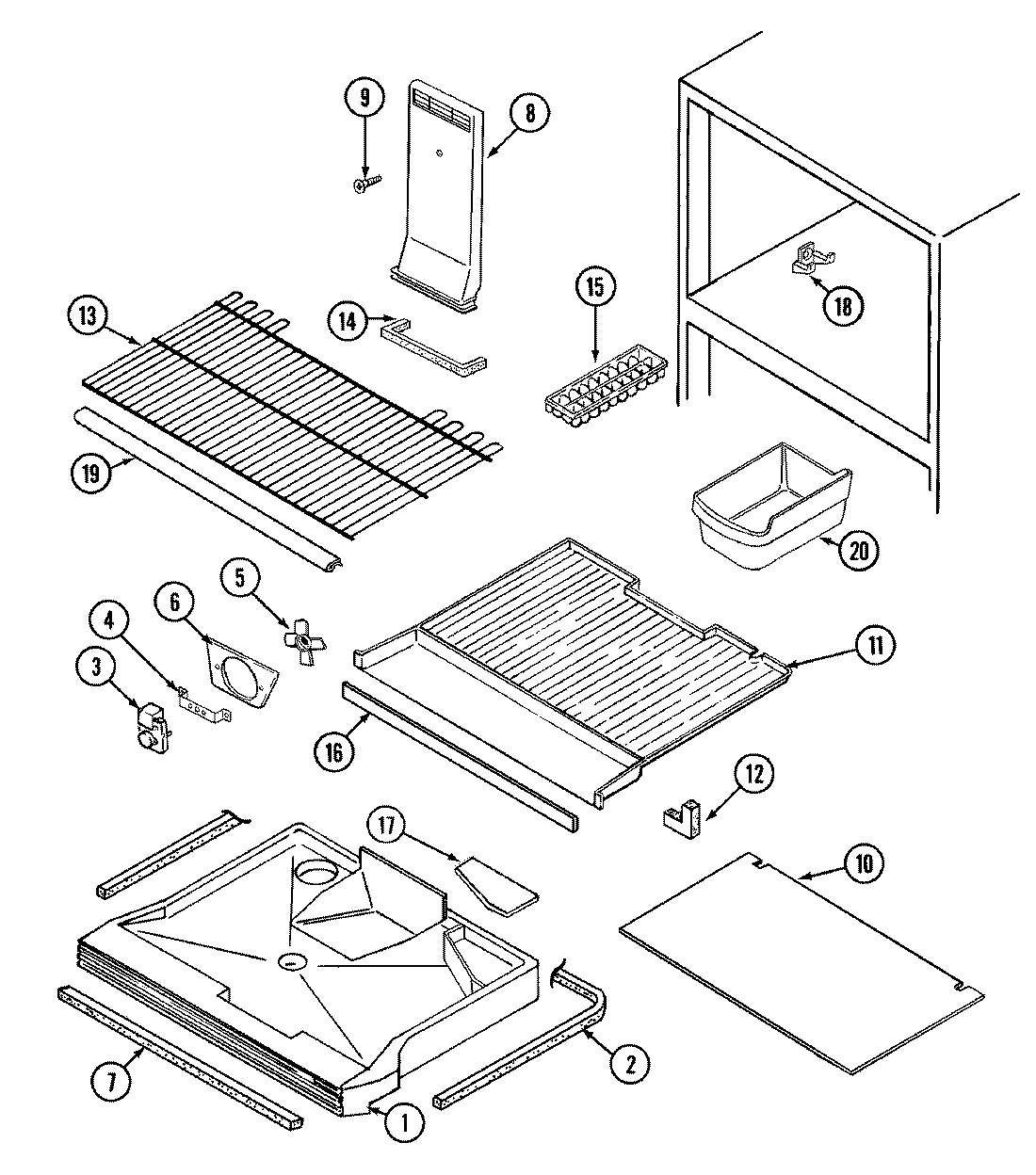 01 - FREEZER COMPARTMENT