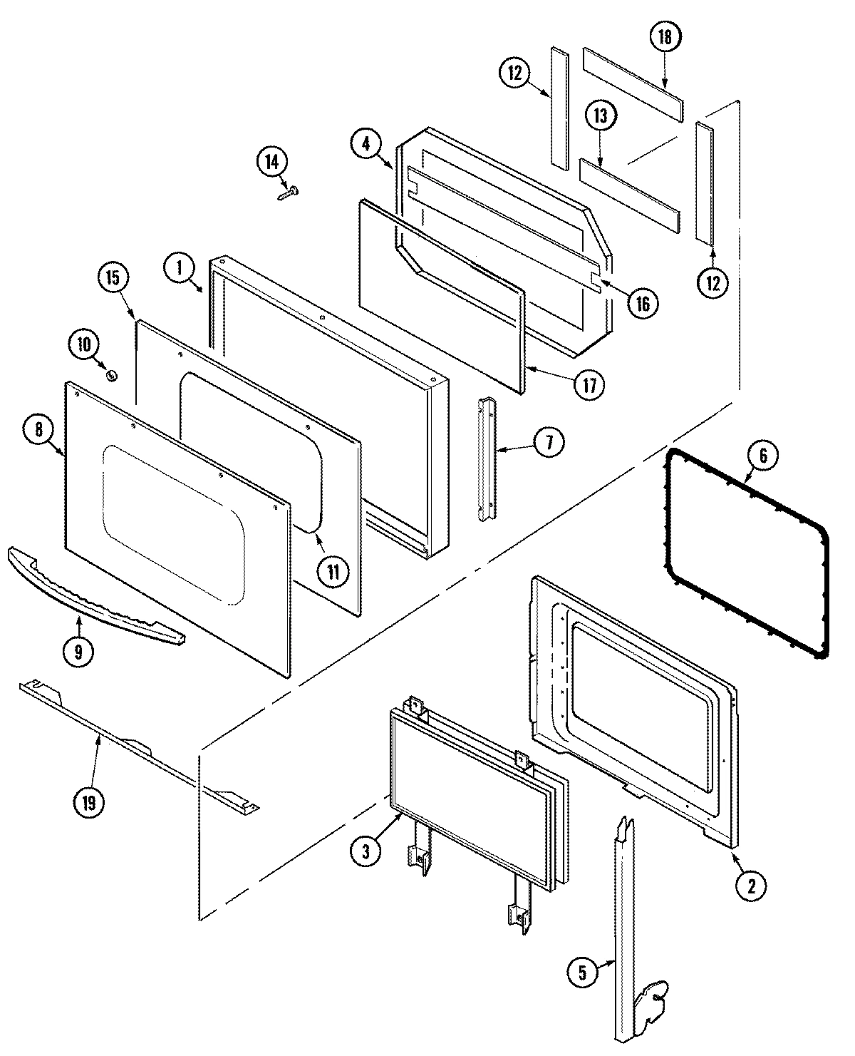 03 - DOOR (UPPER & LOWER MEW6630CAS)