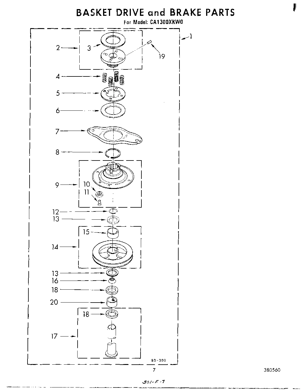 07 - BASKET DRIVE AND BRAKE