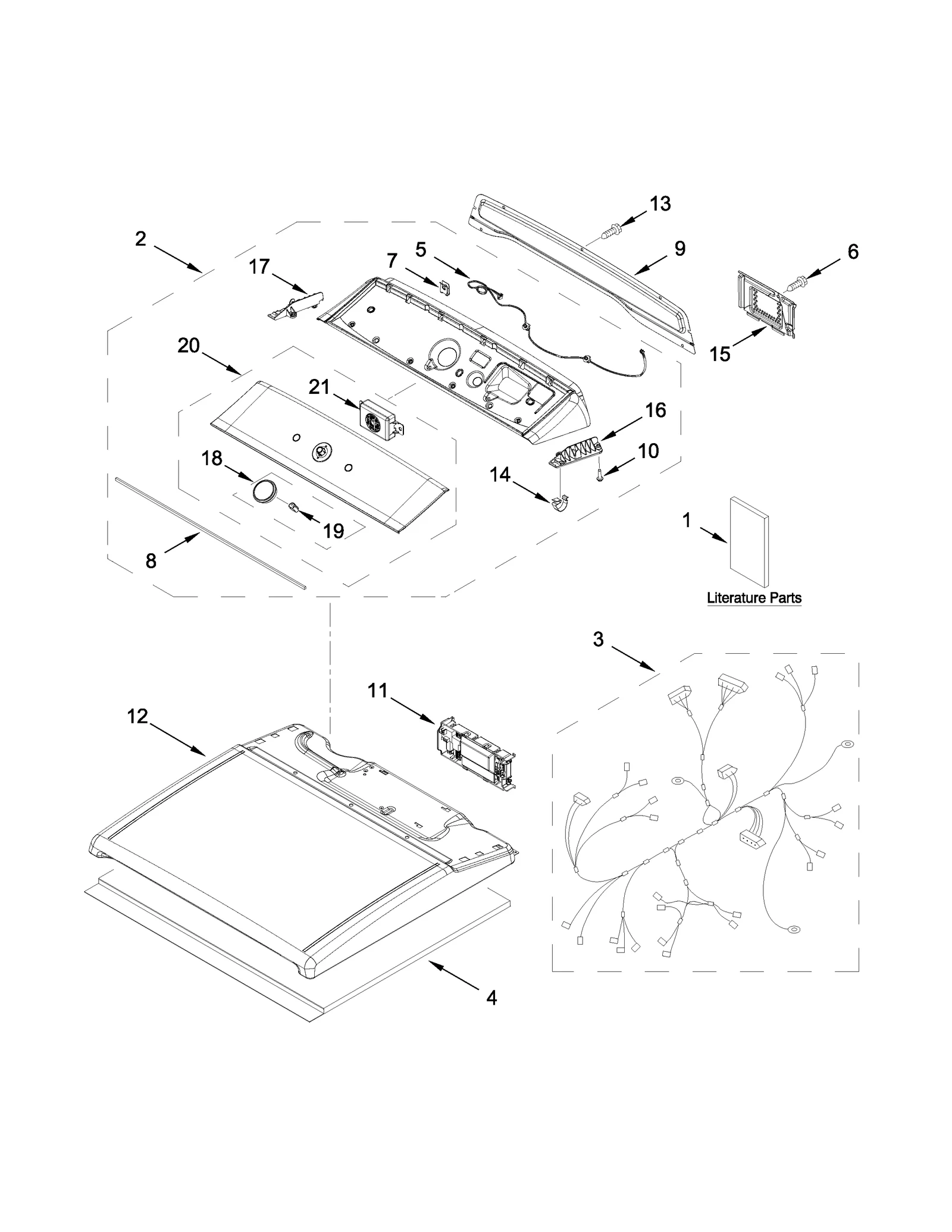 TOP AND CONSOLE PARTS