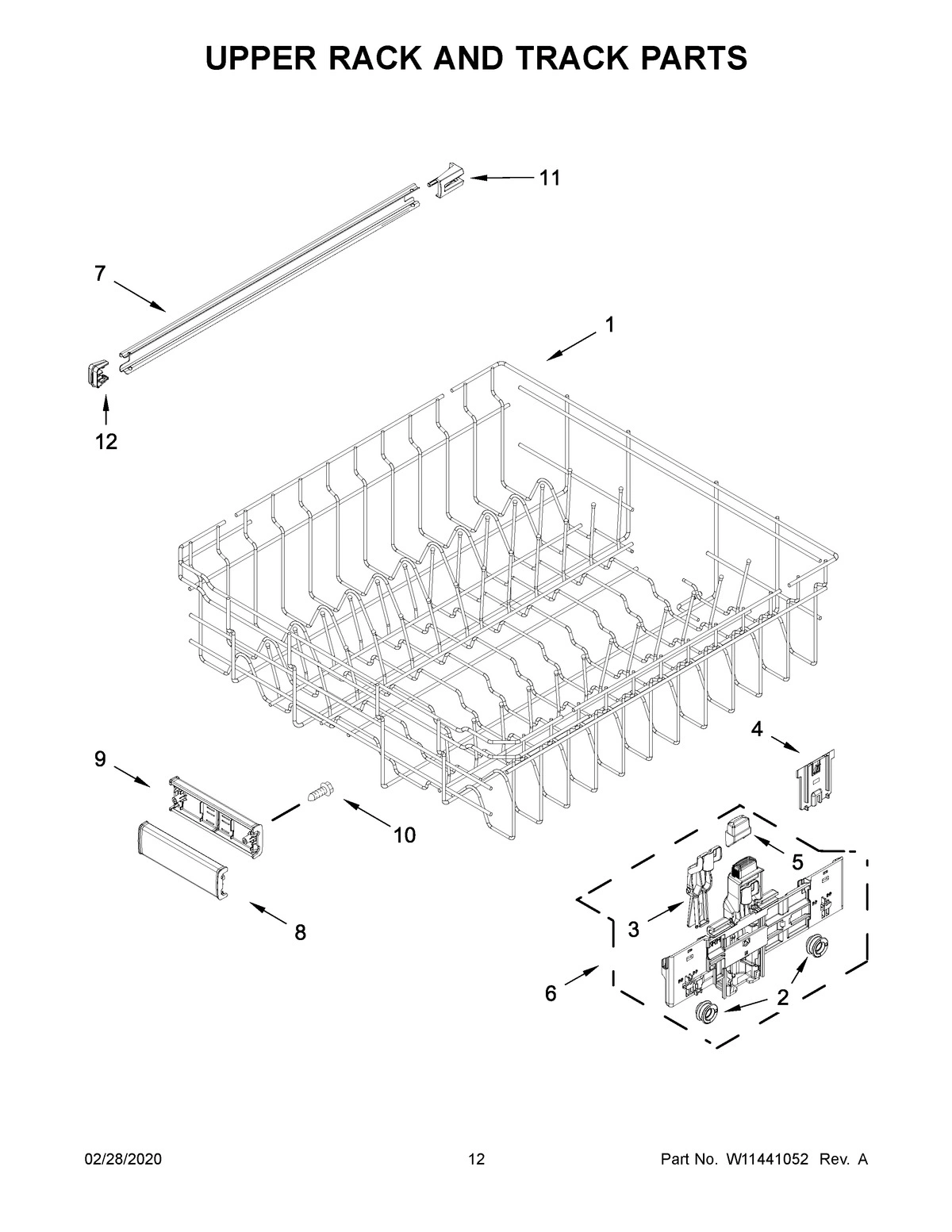 07 - UPPER RACK AND TRACK PARTS