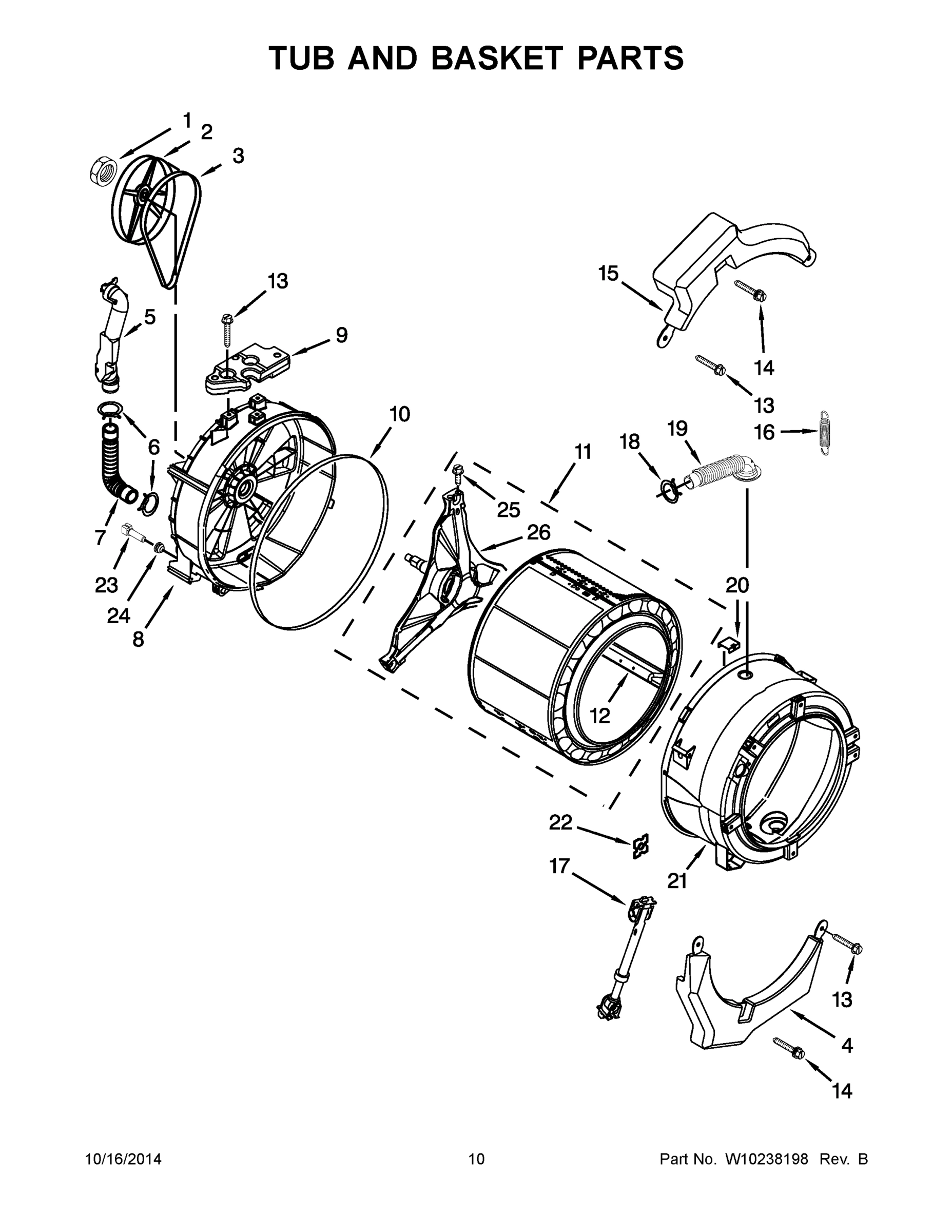 06 - TUB AND BASKET PARTS