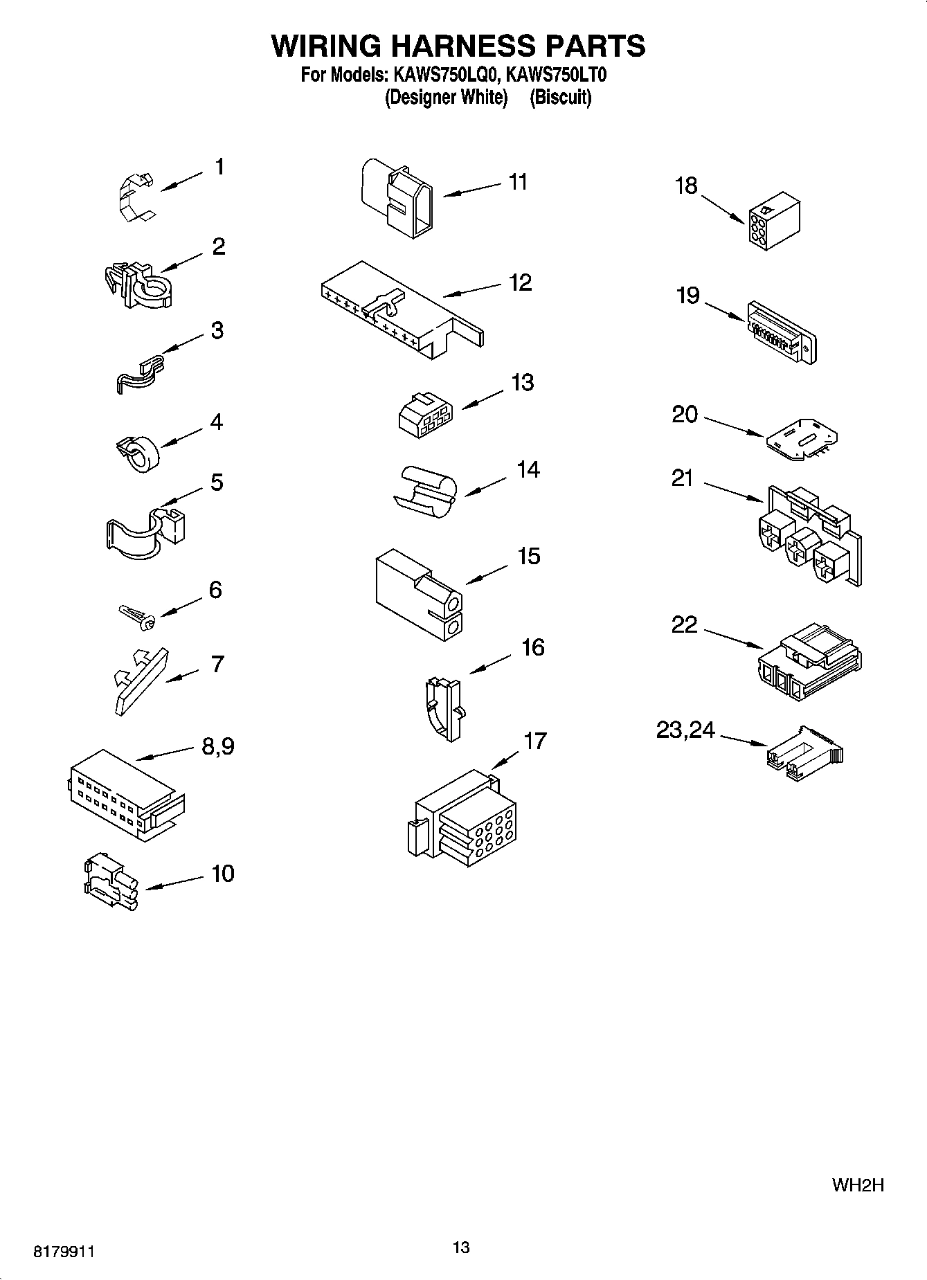 10 - WIRING HARNESS PARTS