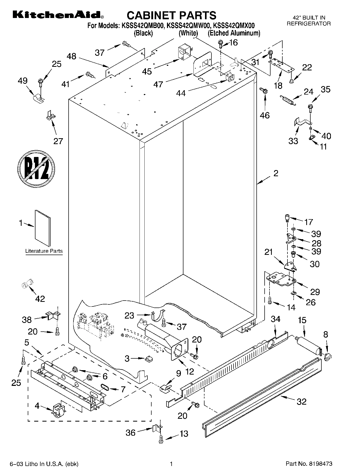 01 - CABINET PARTS