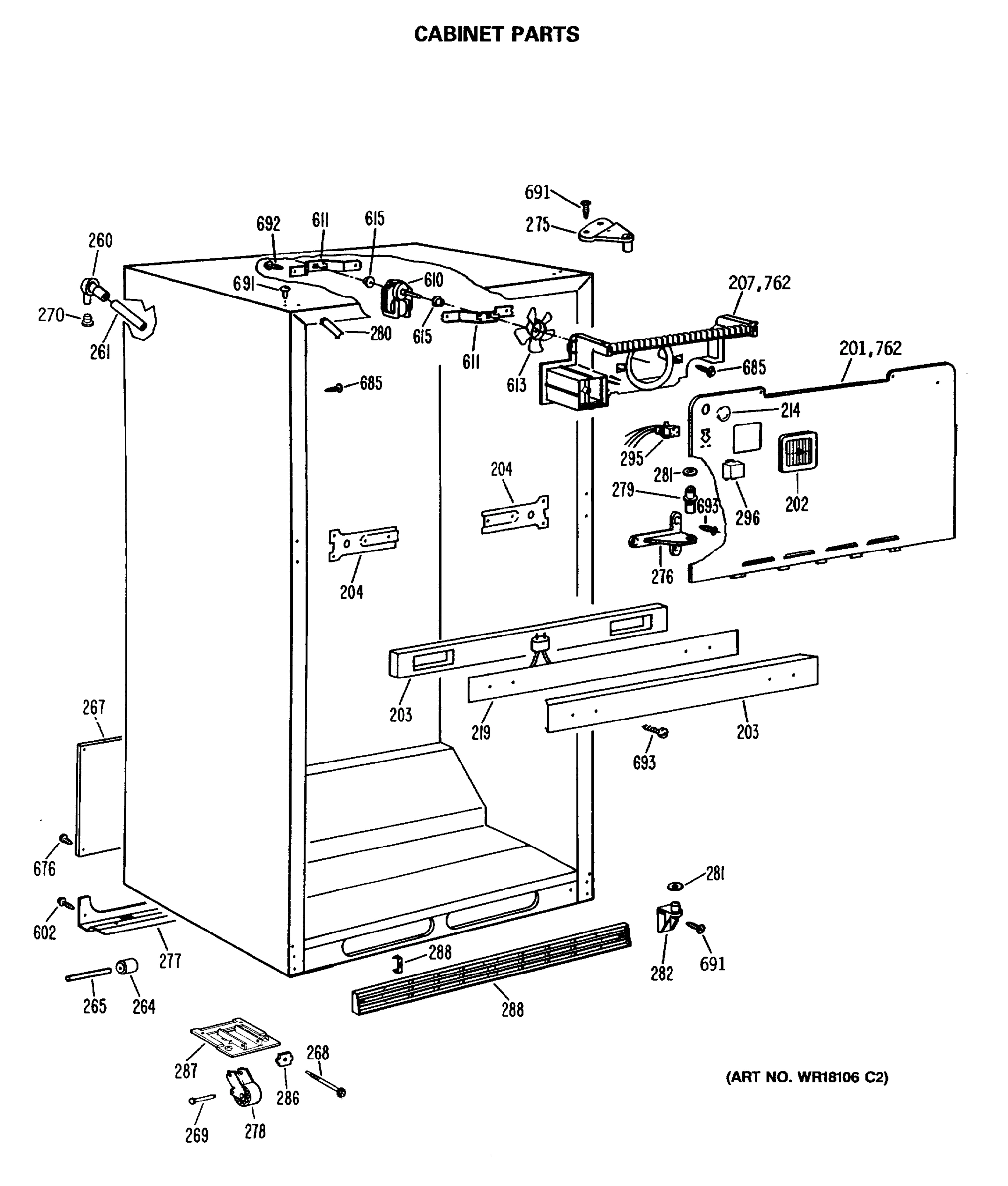 CABINET PARTS