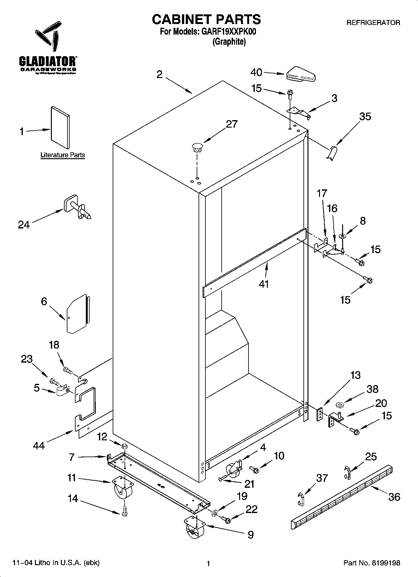 01 - CABINET PARTS