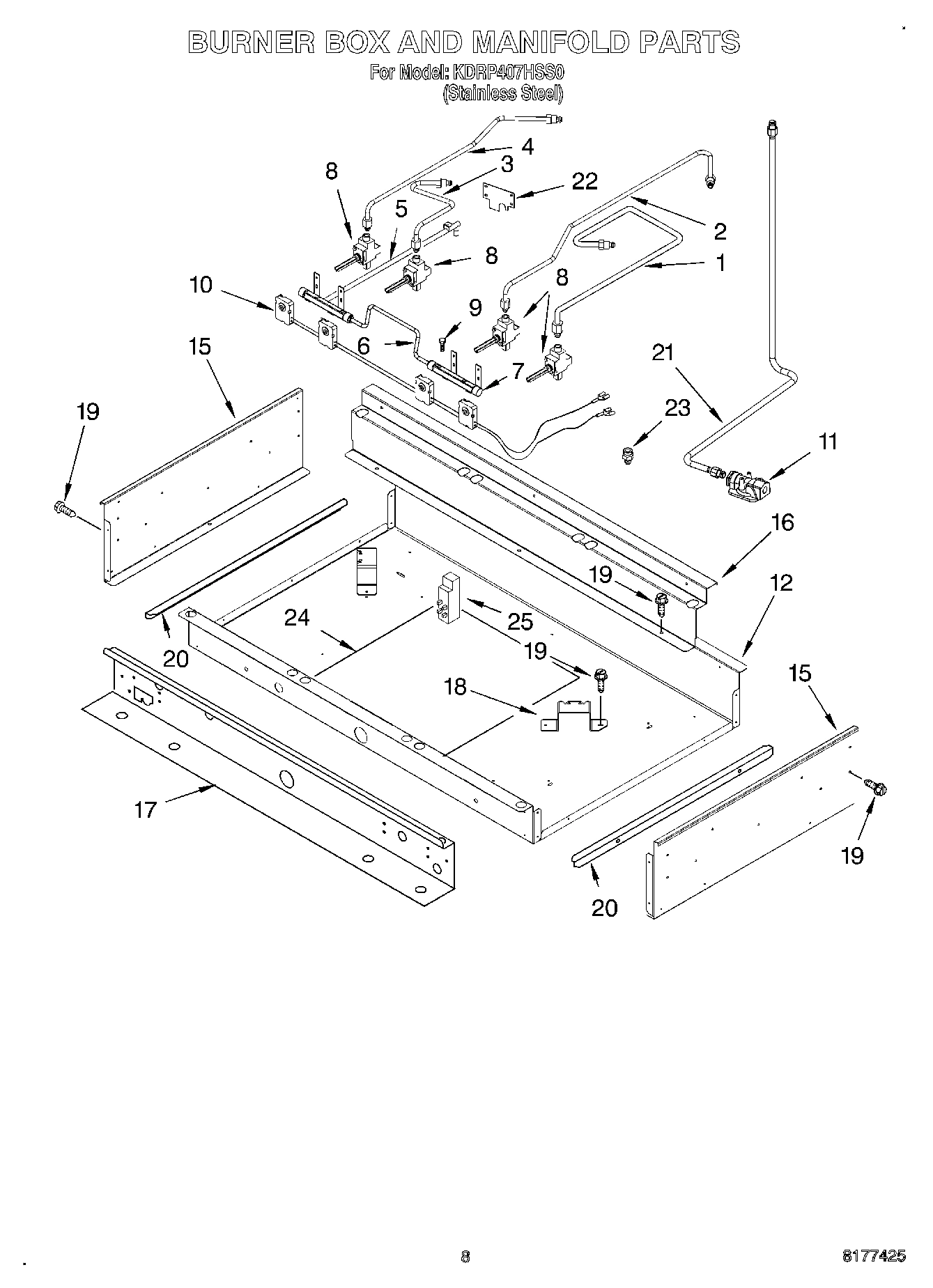 07 - BURNER BOX AND MANIFOLD