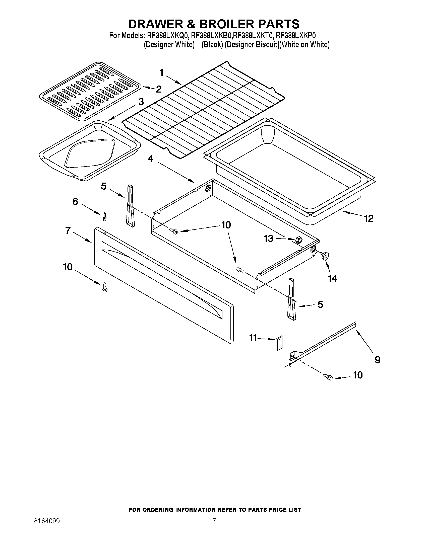 05 - DRAWER & BROILER PARTS